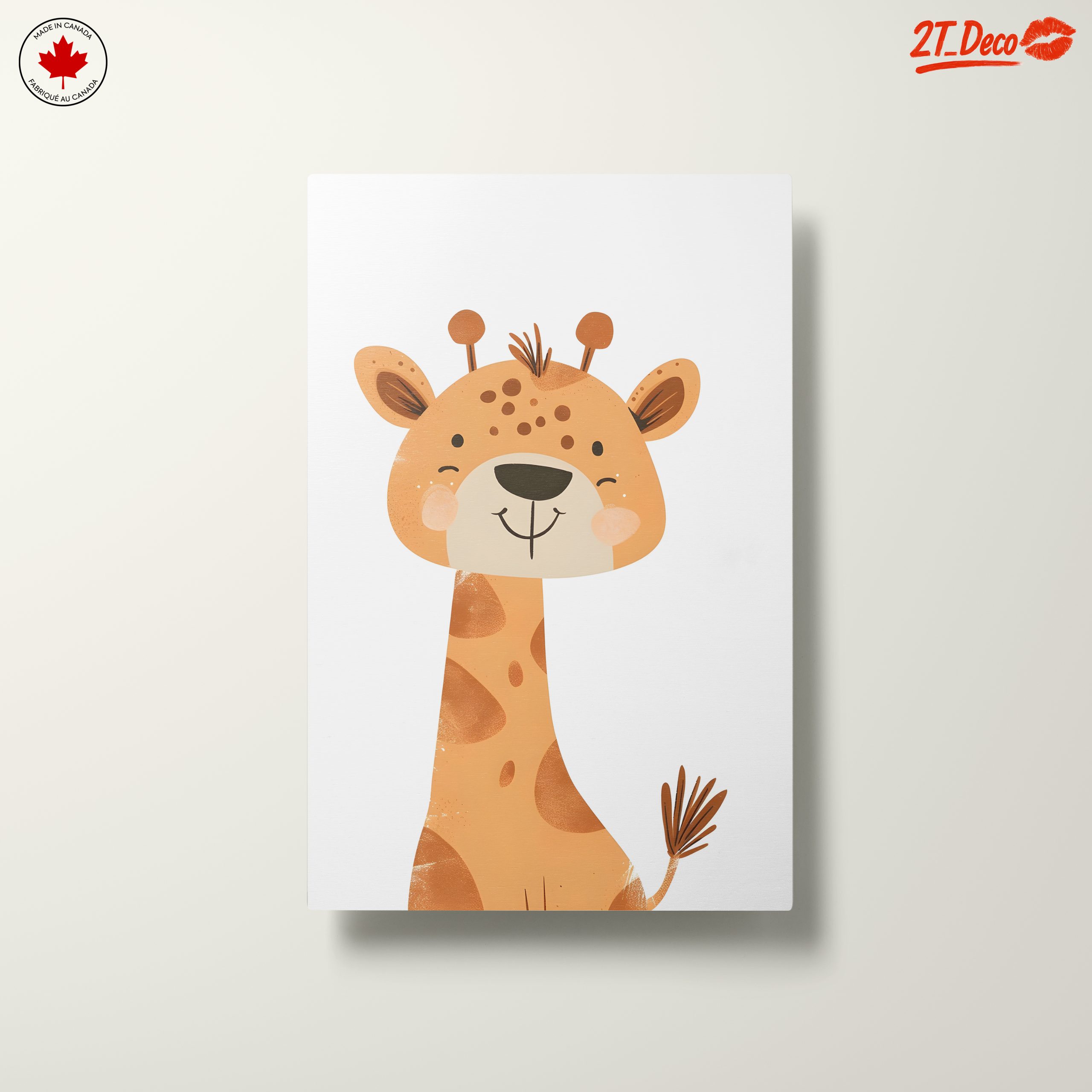 Whimsical Giraffe Artwork for Kids - Image 10