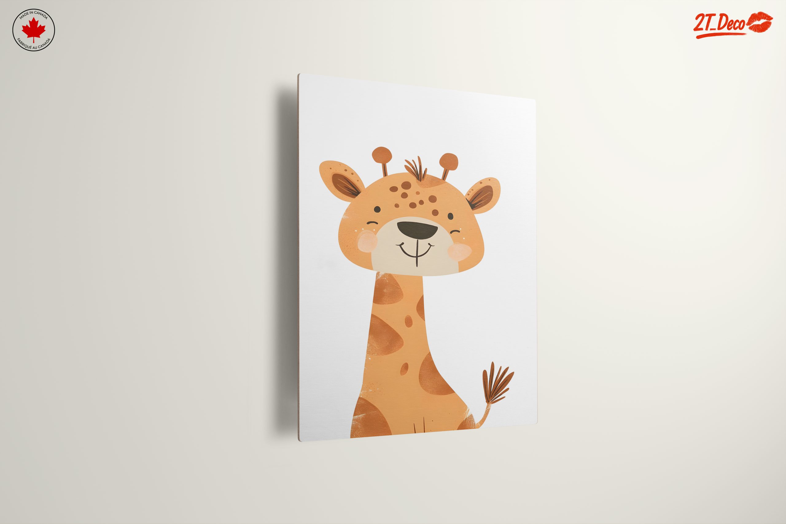 Whimsical Giraffe Artwork for Kids - Image 13