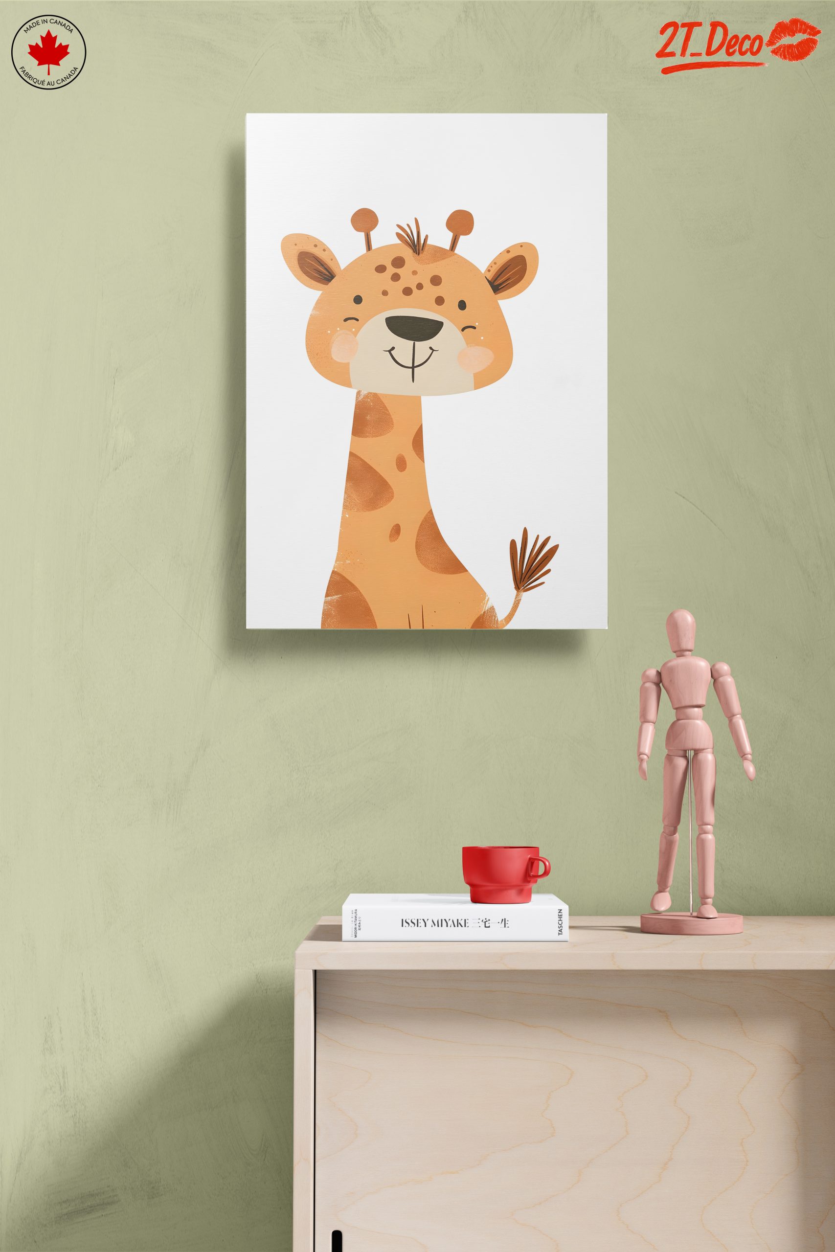 Whimsical Giraffe Artwork for Kids - Image 14