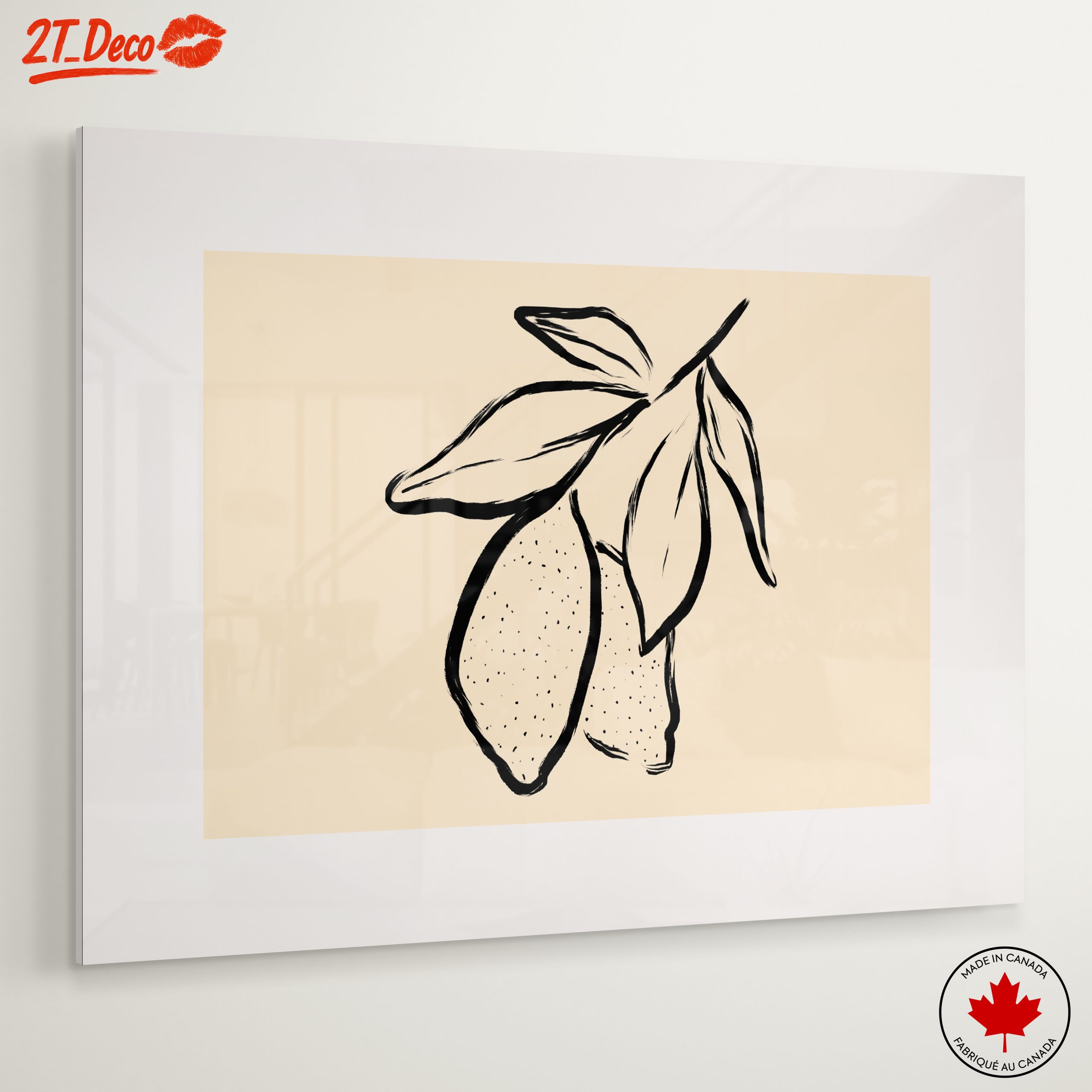Stylized Lemon Botanical Art - Image 6