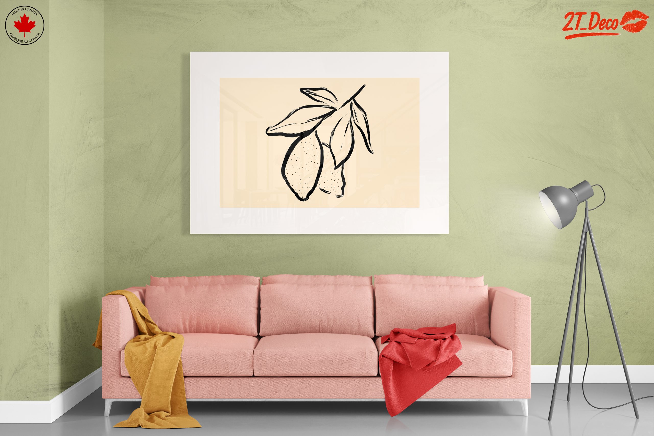 Stylized Lemon Botanical Art - Image 7