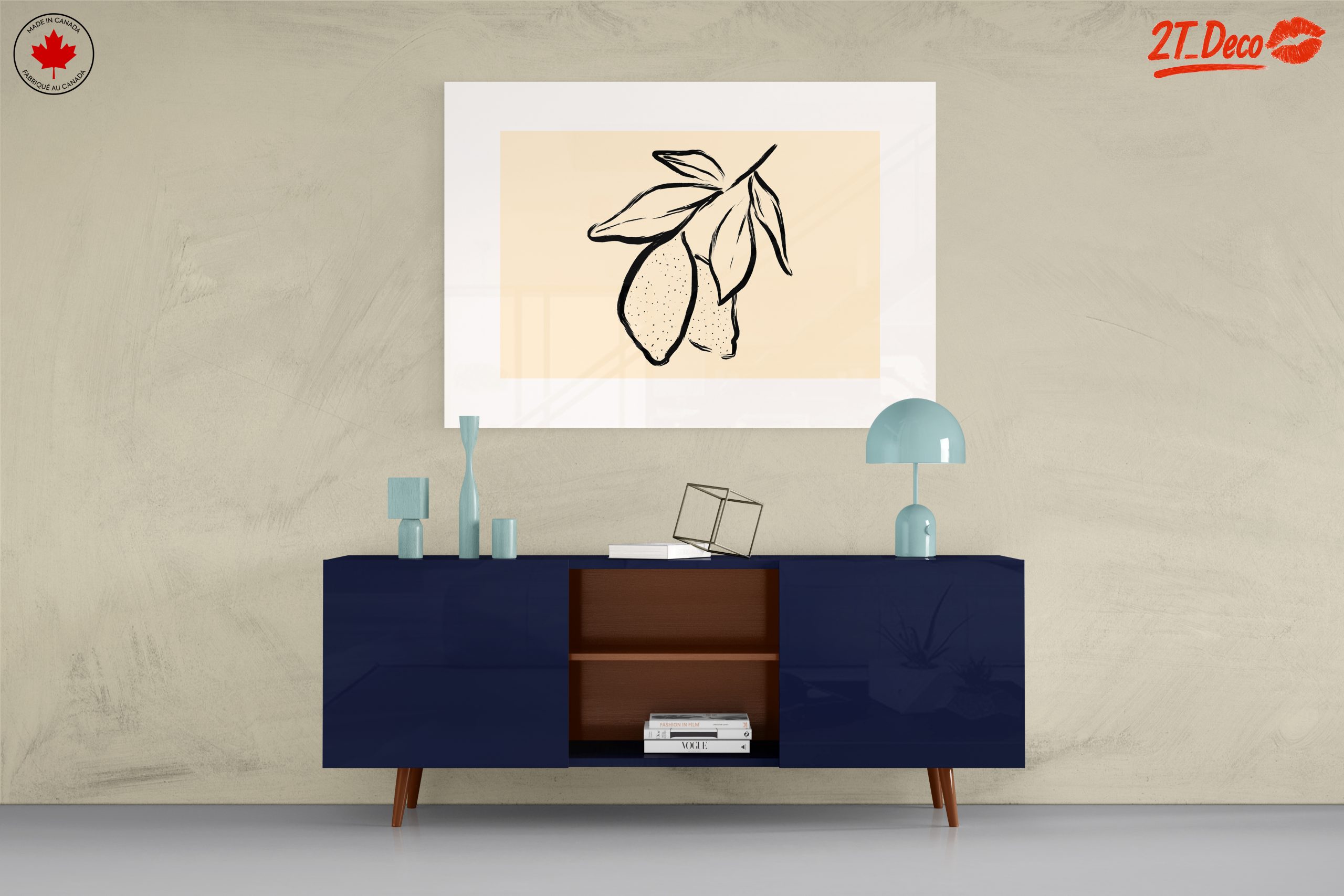 Stylized Lemon Botanical Art - Image 8