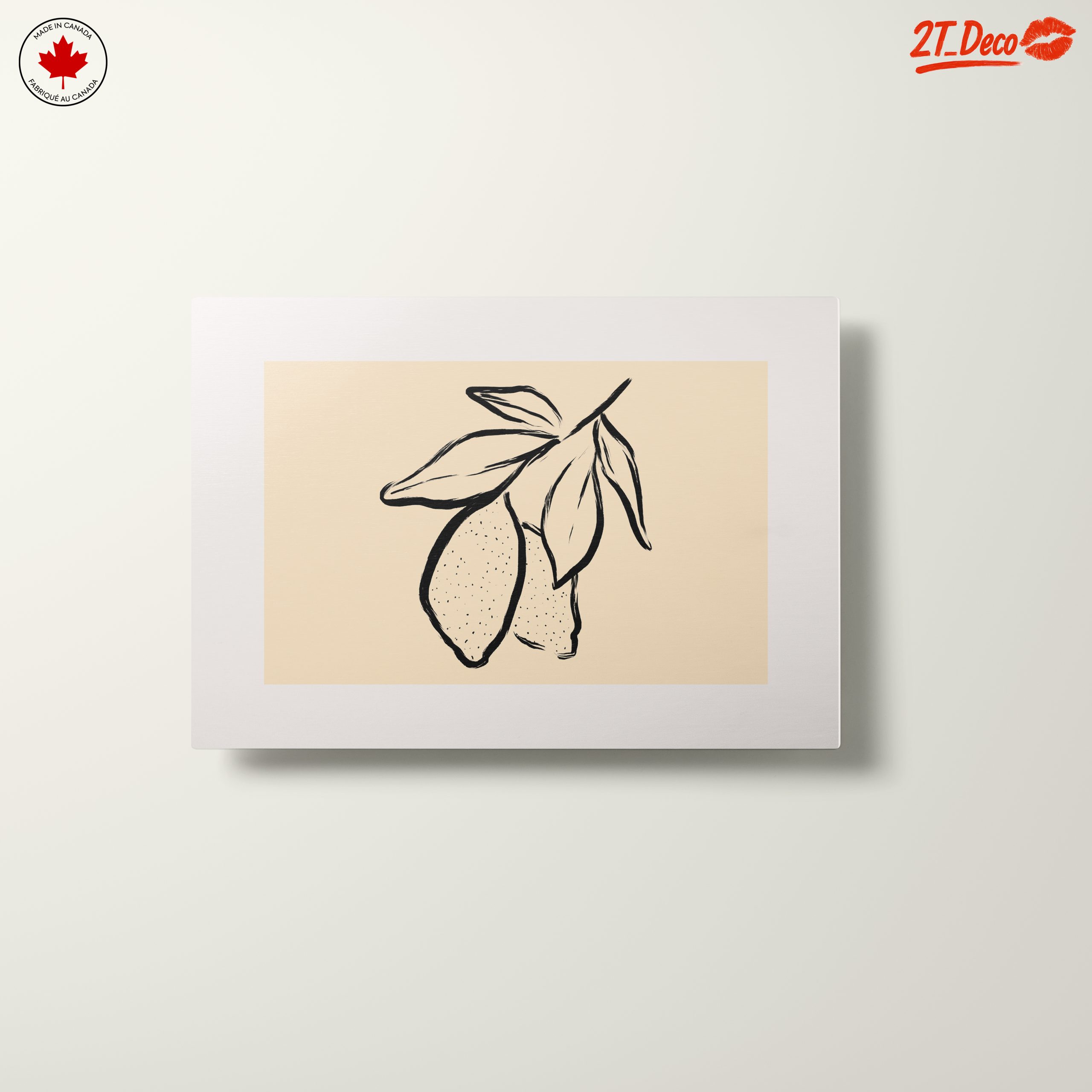 Stylized Lemon Botanical Art - Image 10