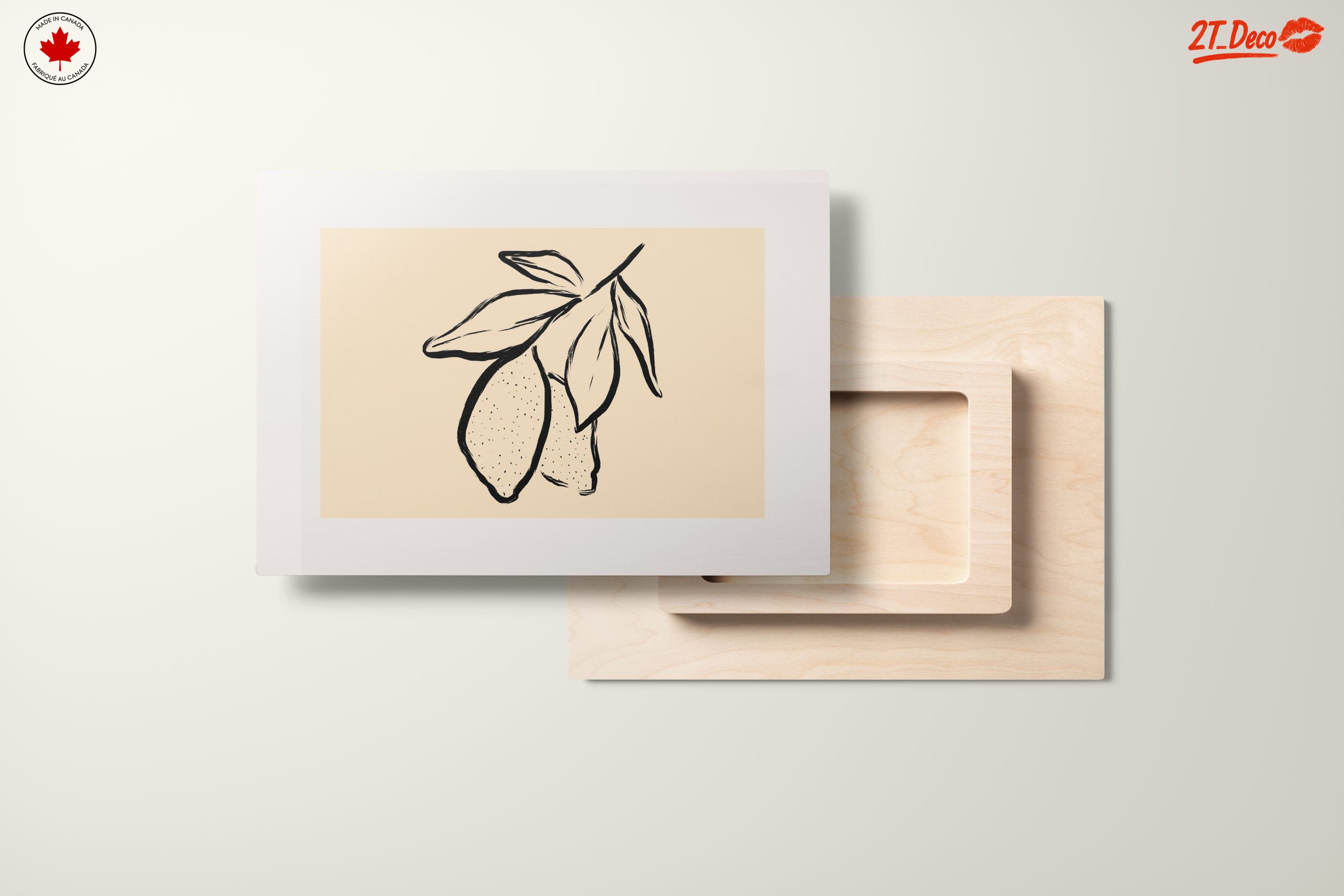 Stylized Lemon Botanical Art - Image 11