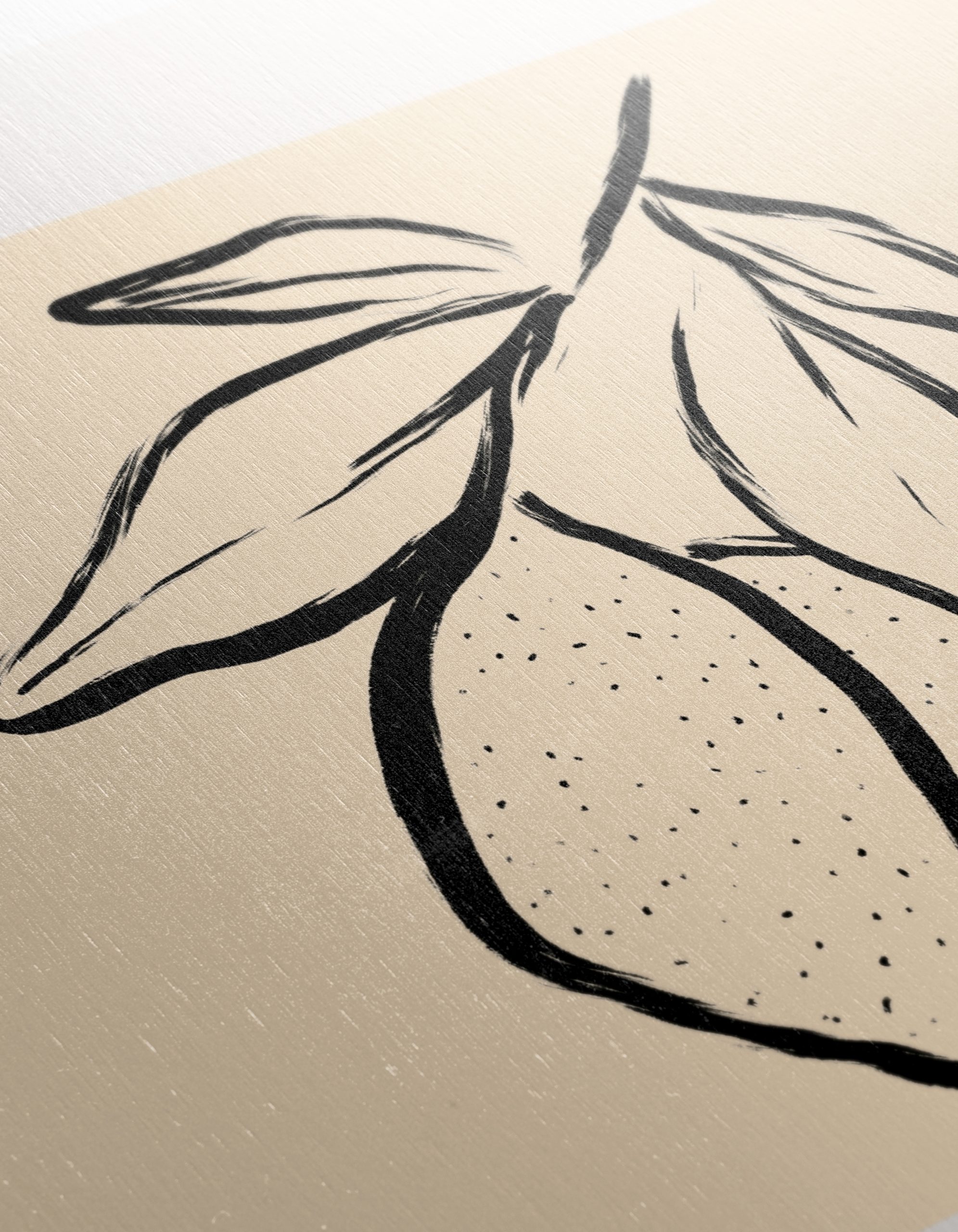 Stylized Lemon Botanical Art - Image 12
