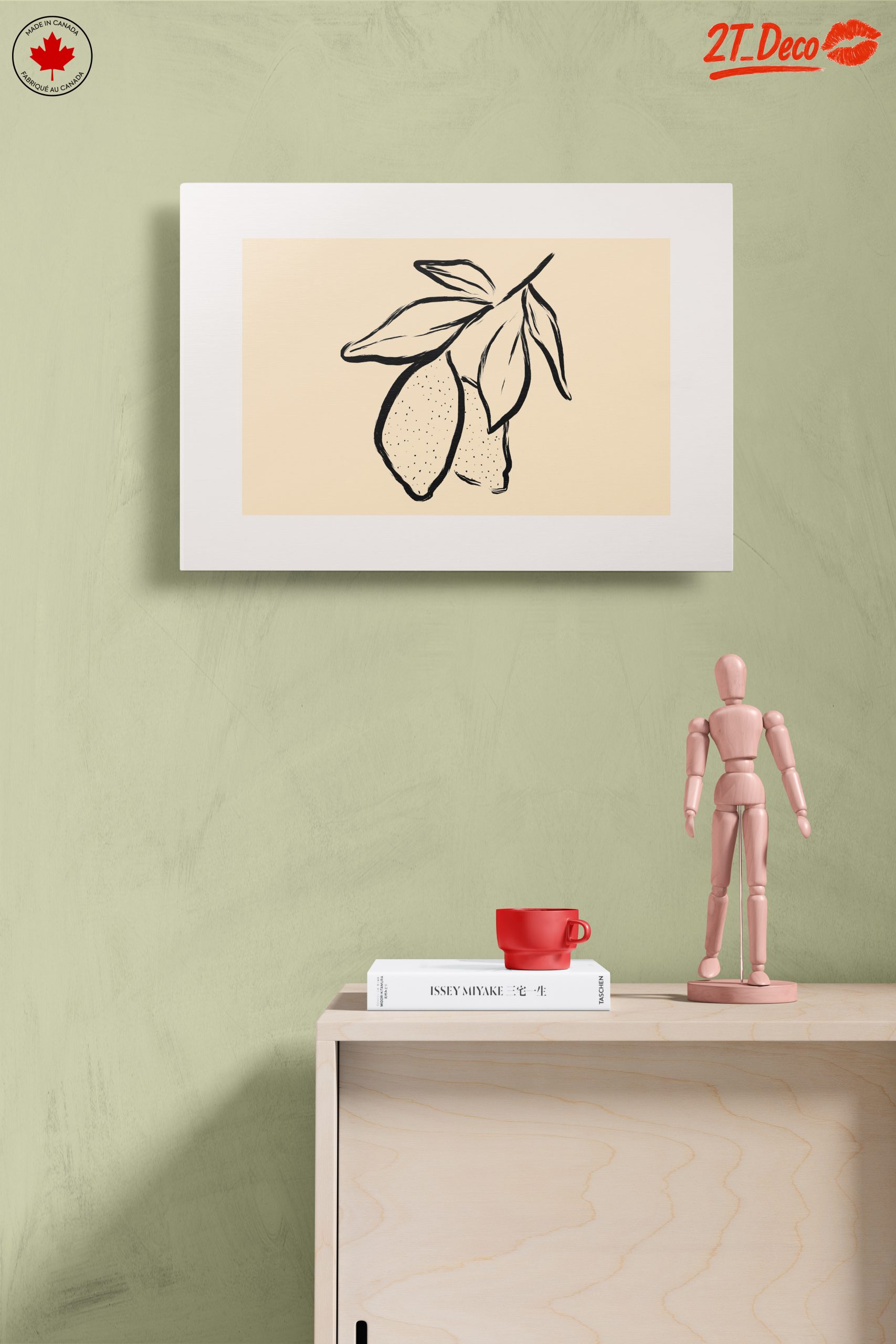 Stylized Lemon Botanical Art - Image 14