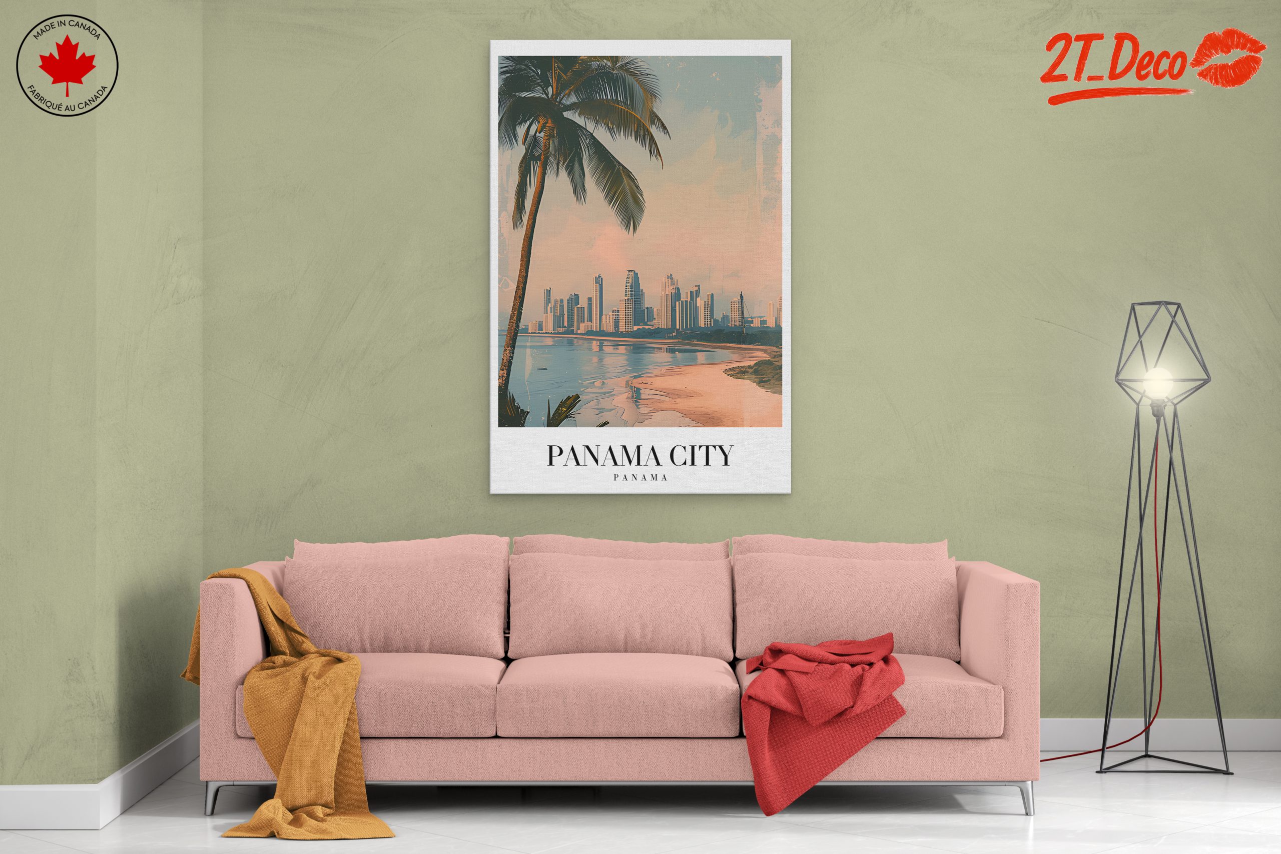 Panama City Coastal Landscape Art - Image 2