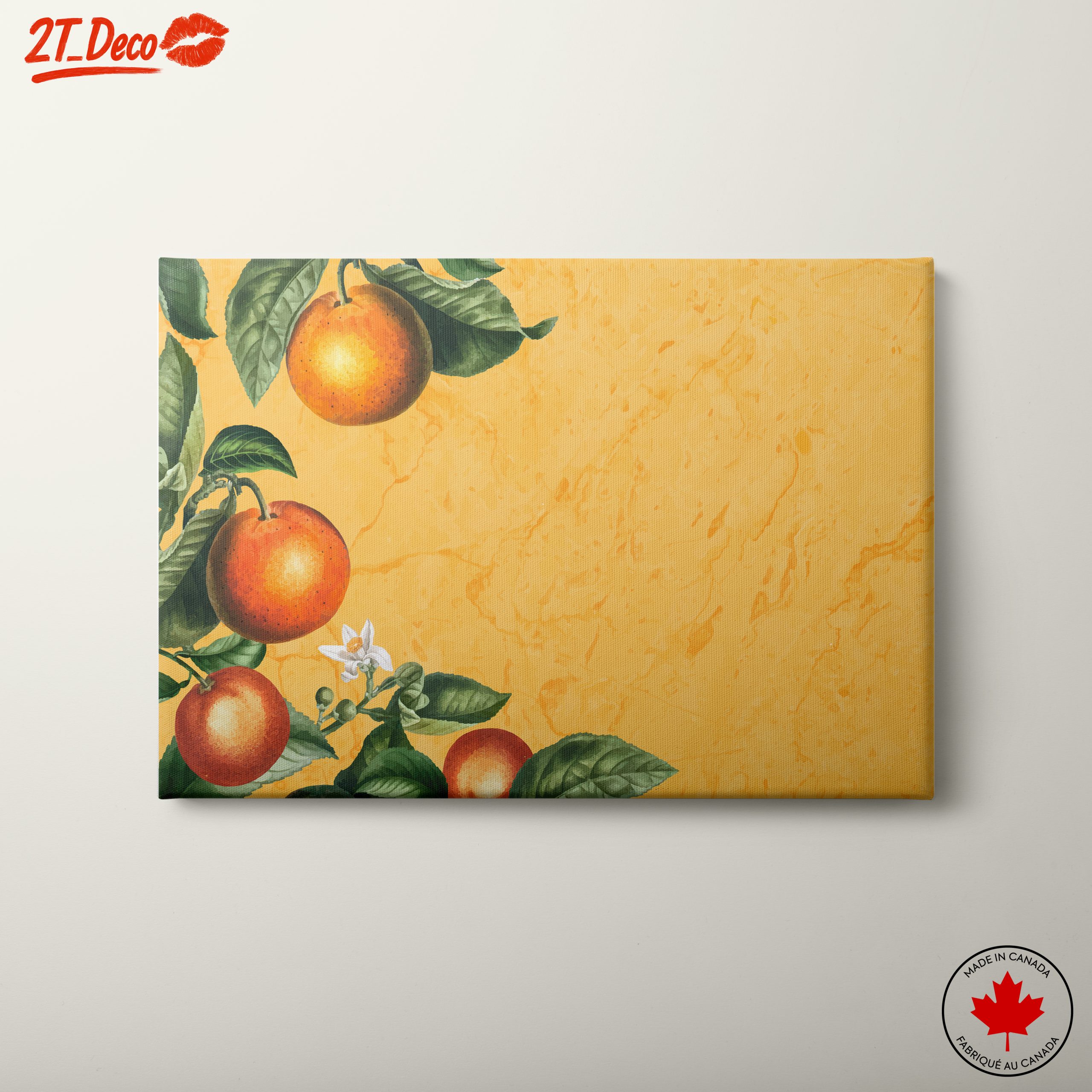 Vibrant Botanical Art of Oranges