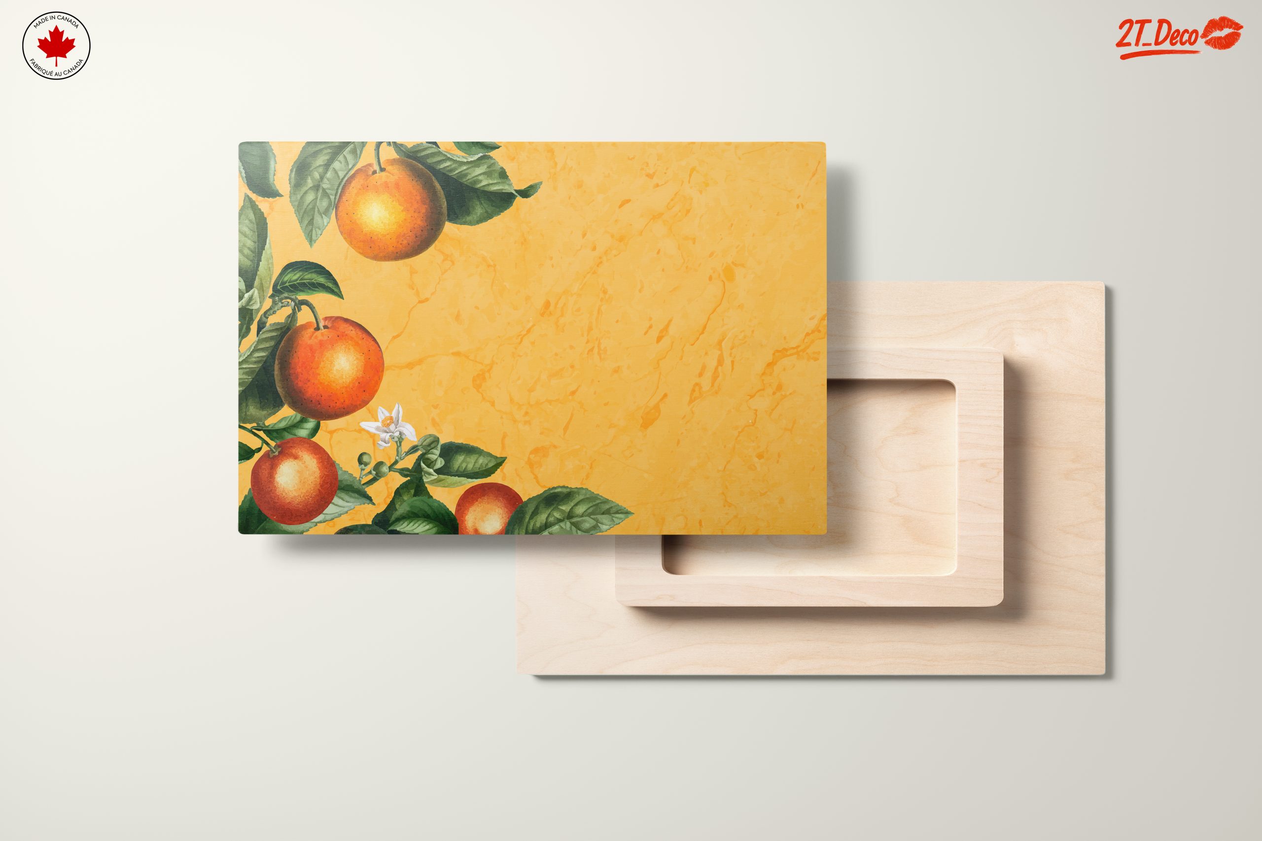 Vibrant Botanical Art of Oranges - Image 11