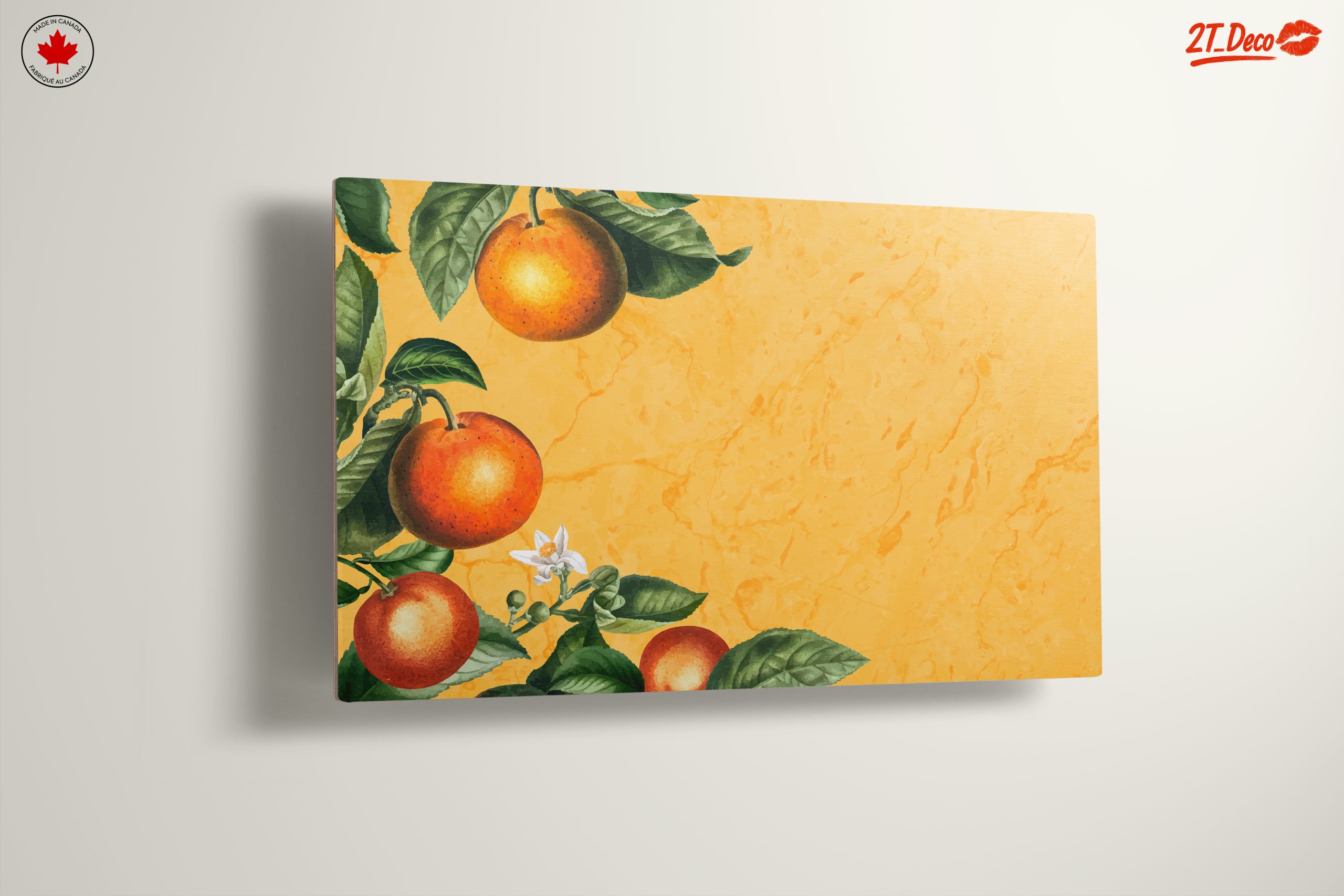 Vibrant Botanical Art of Oranges - Image 13