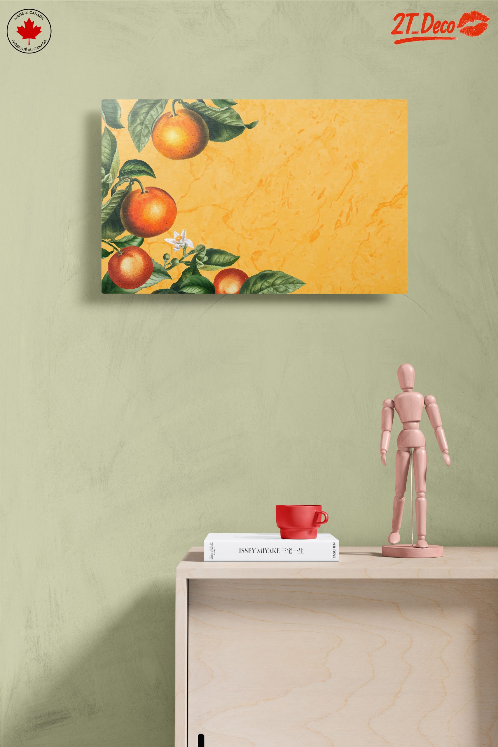 Vibrant Botanical Art of Oranges - Image 14