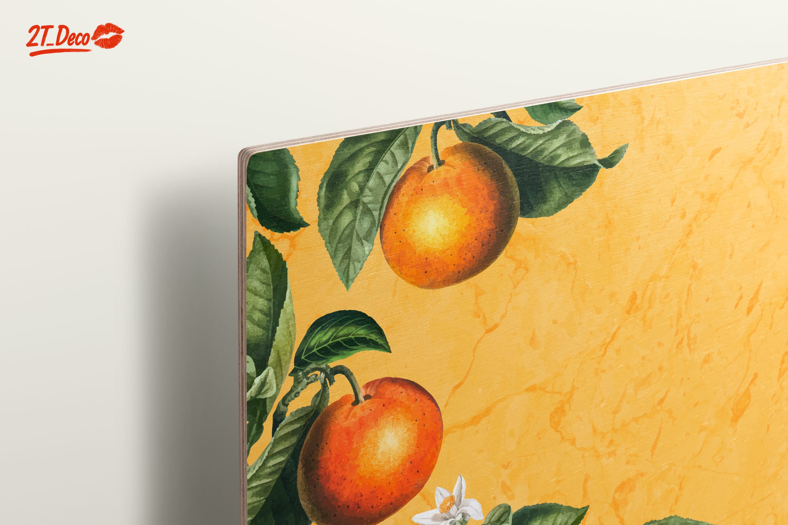 Vibrant Botanical Art of Oranges - Image 15