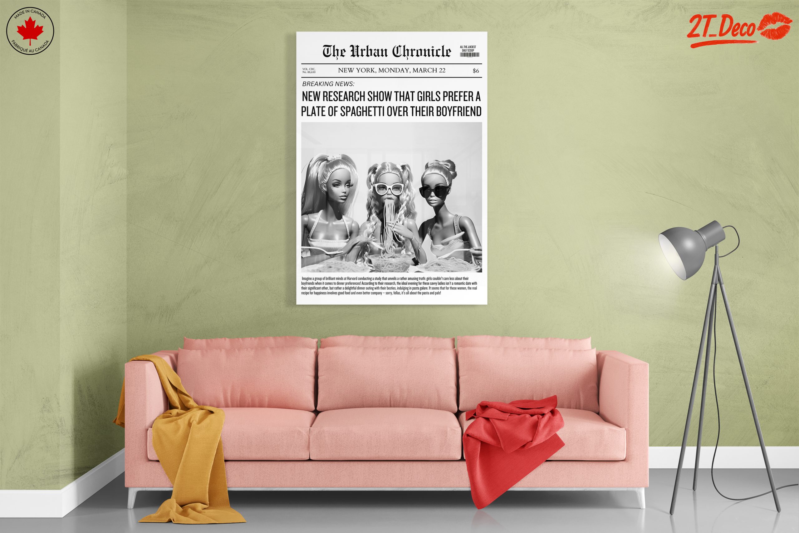 Girls Prefer Spaghetti Over Boyfriends Humor Art - Image 7