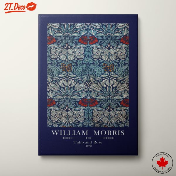 William Morris Tulip and Rose Art