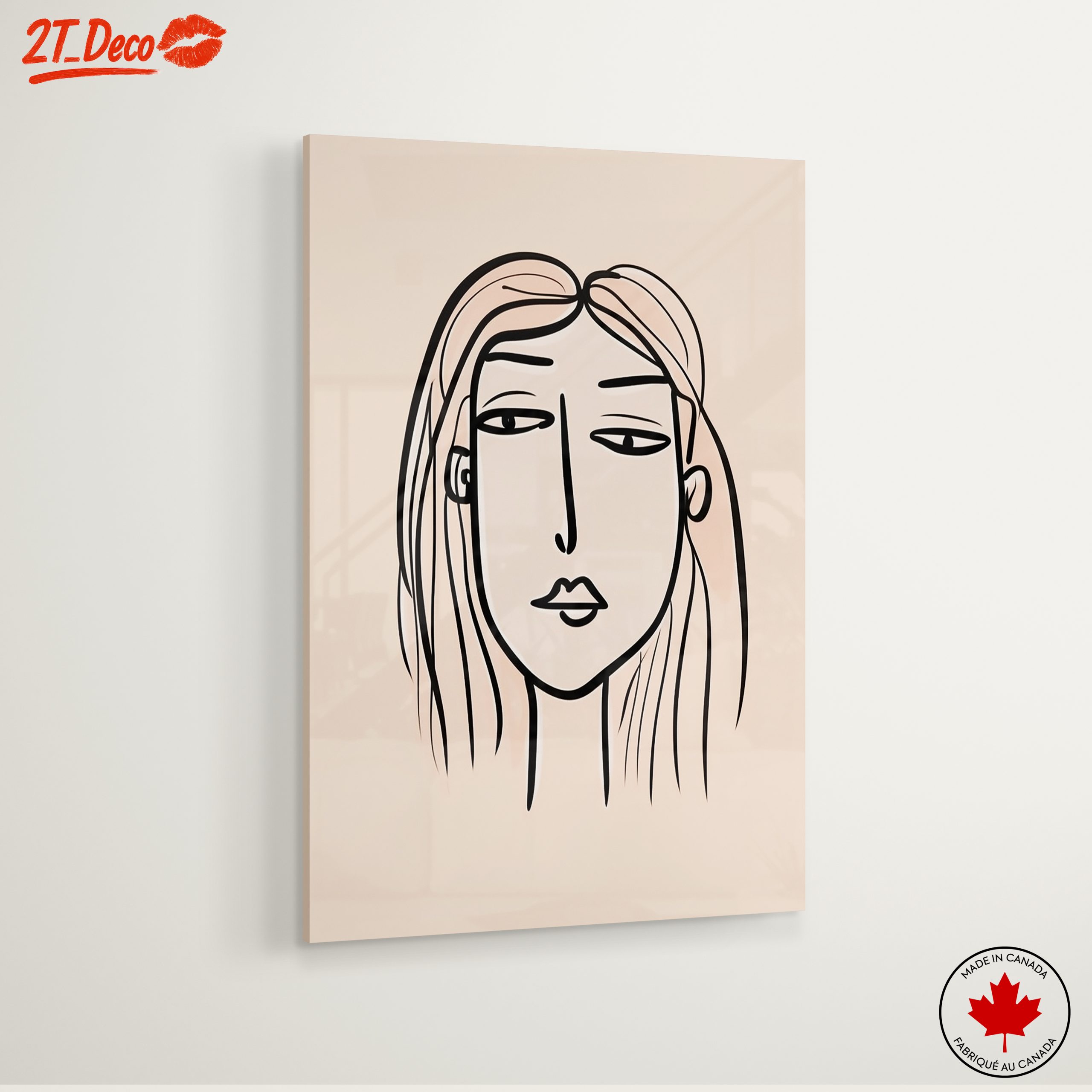 Stylized Minimalist Female Figure Art 5 - Image 6