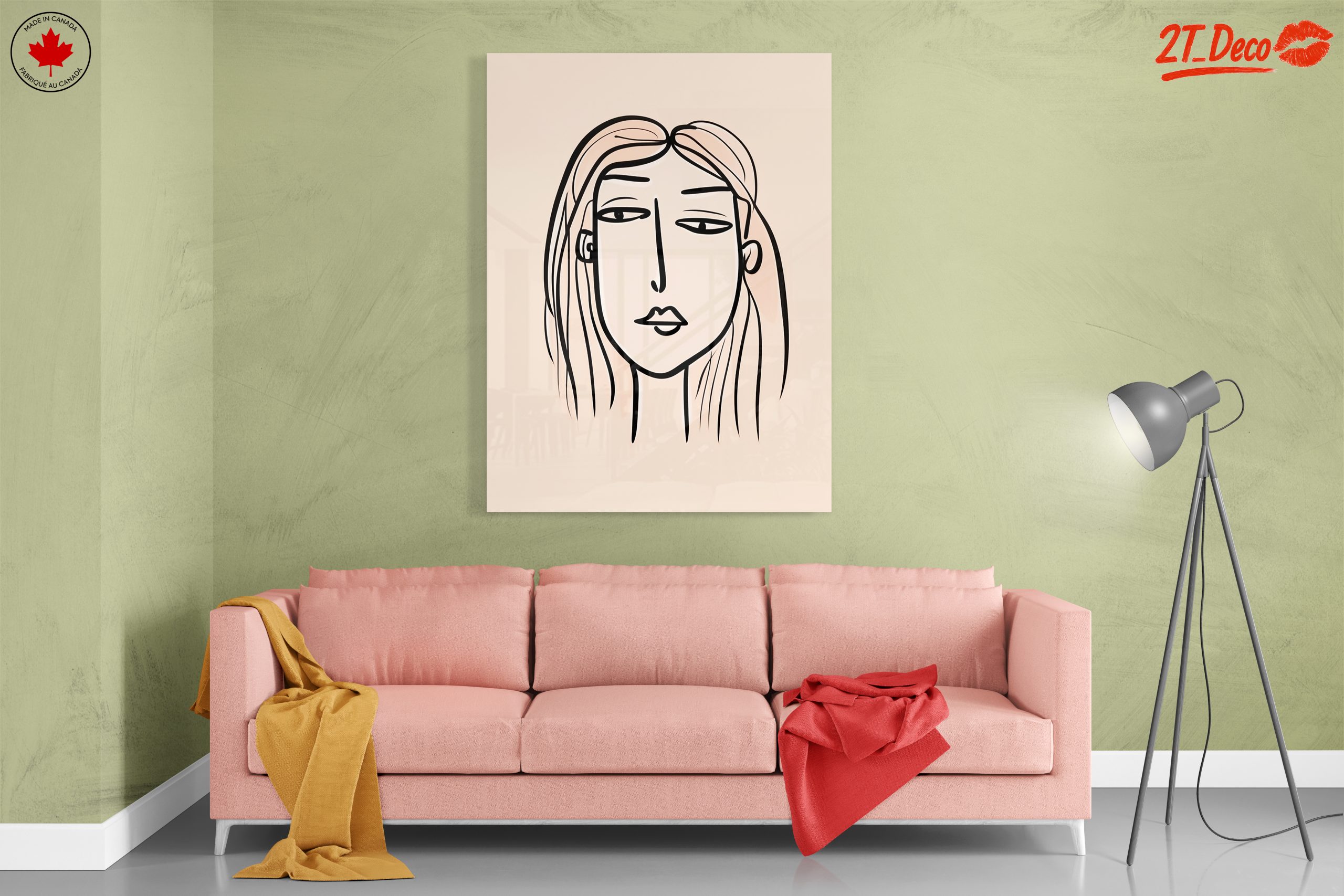 Stylized Minimalist Female Figure Art 5 - Image 7