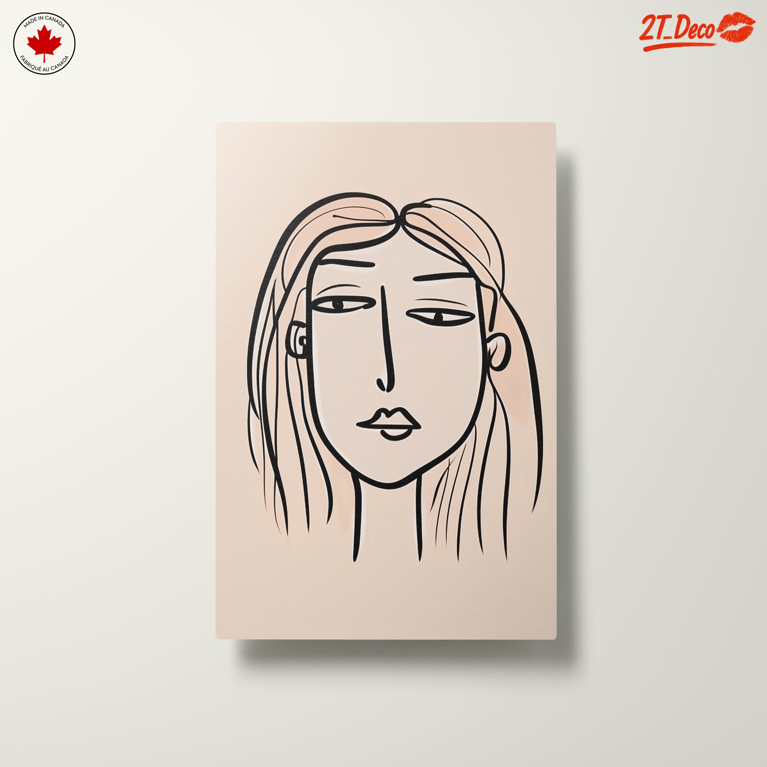 Stylized Minimalist Female Figure Art 5 - Image 10