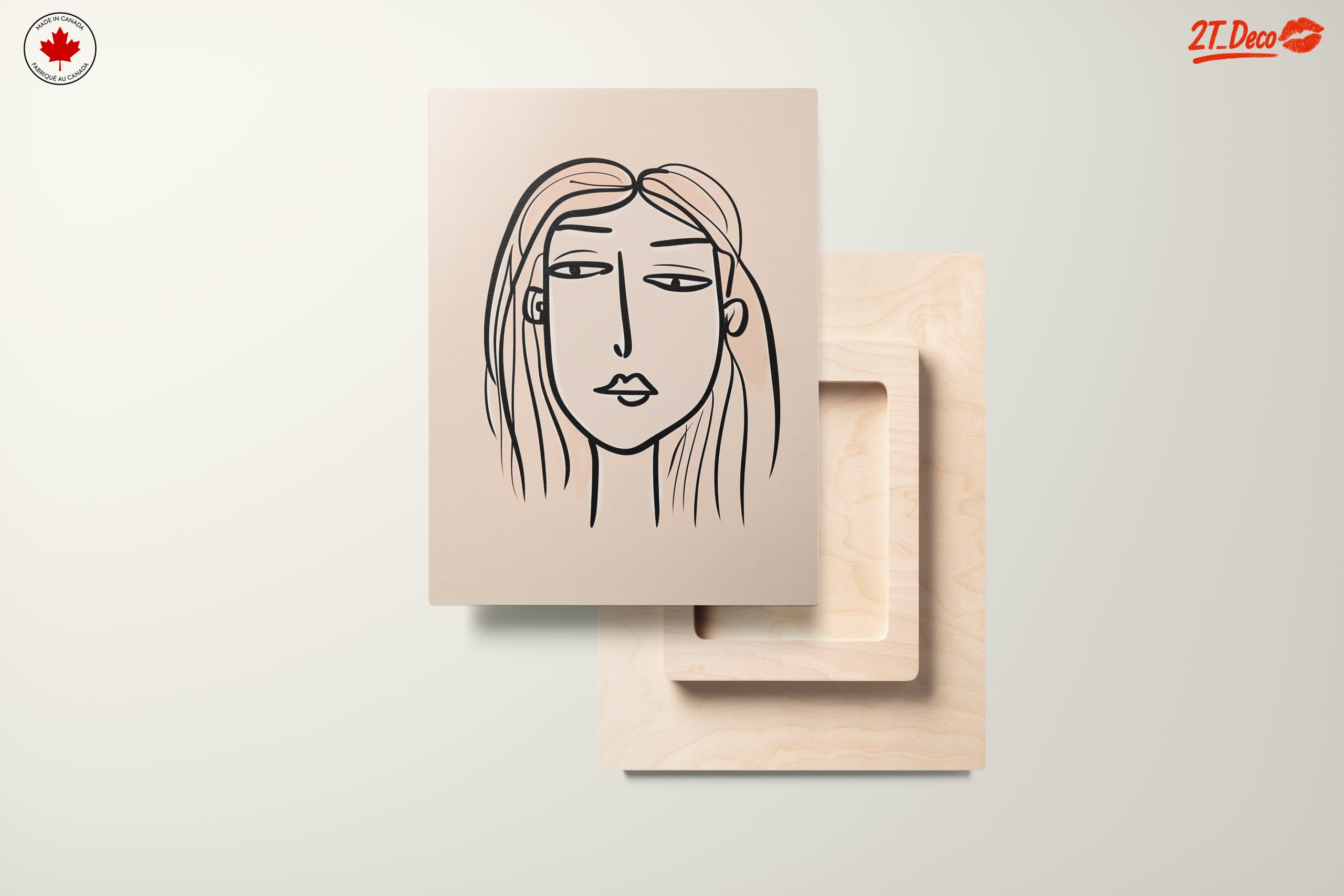 Stylized Minimalist Female Figure Art 5 - Image 11