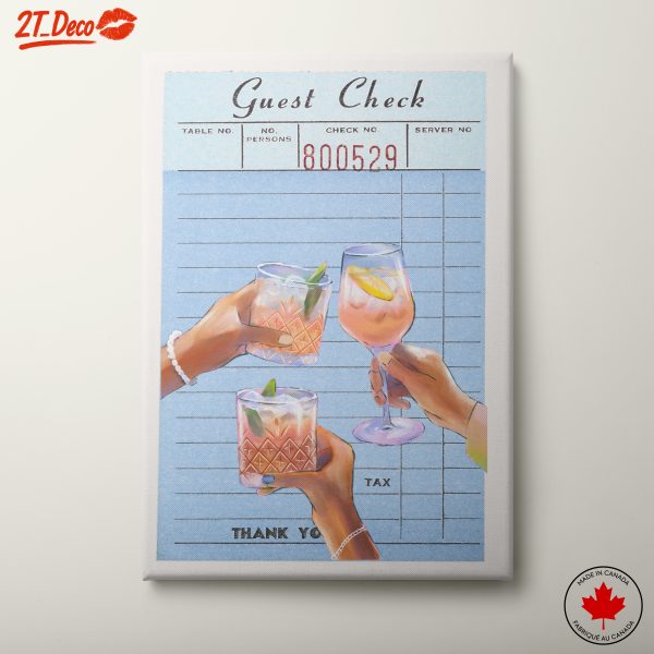 Cheers to Cocktails on Guest Check