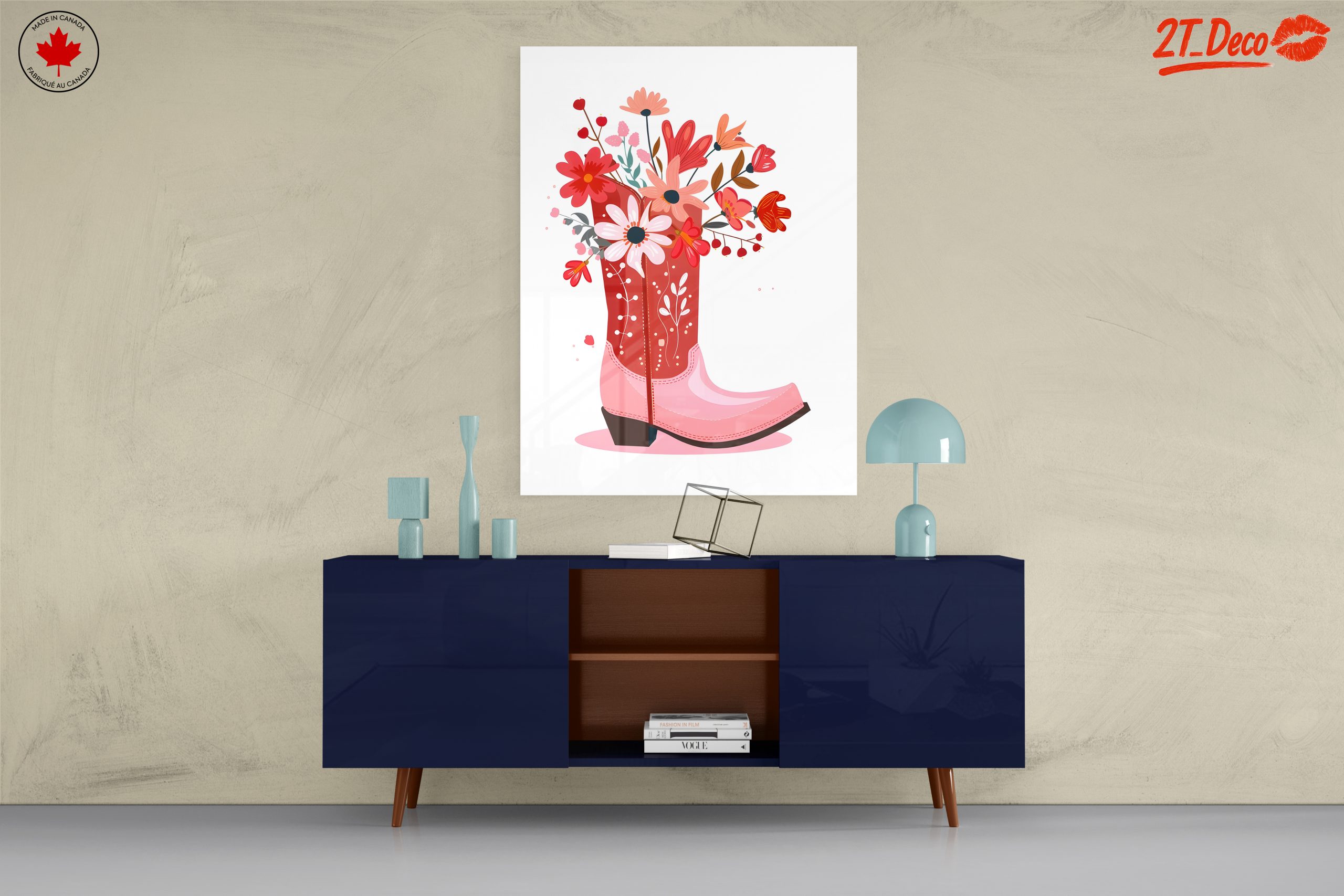 Vibrant Floral Arrangement in Cowboy Boot - Image 8