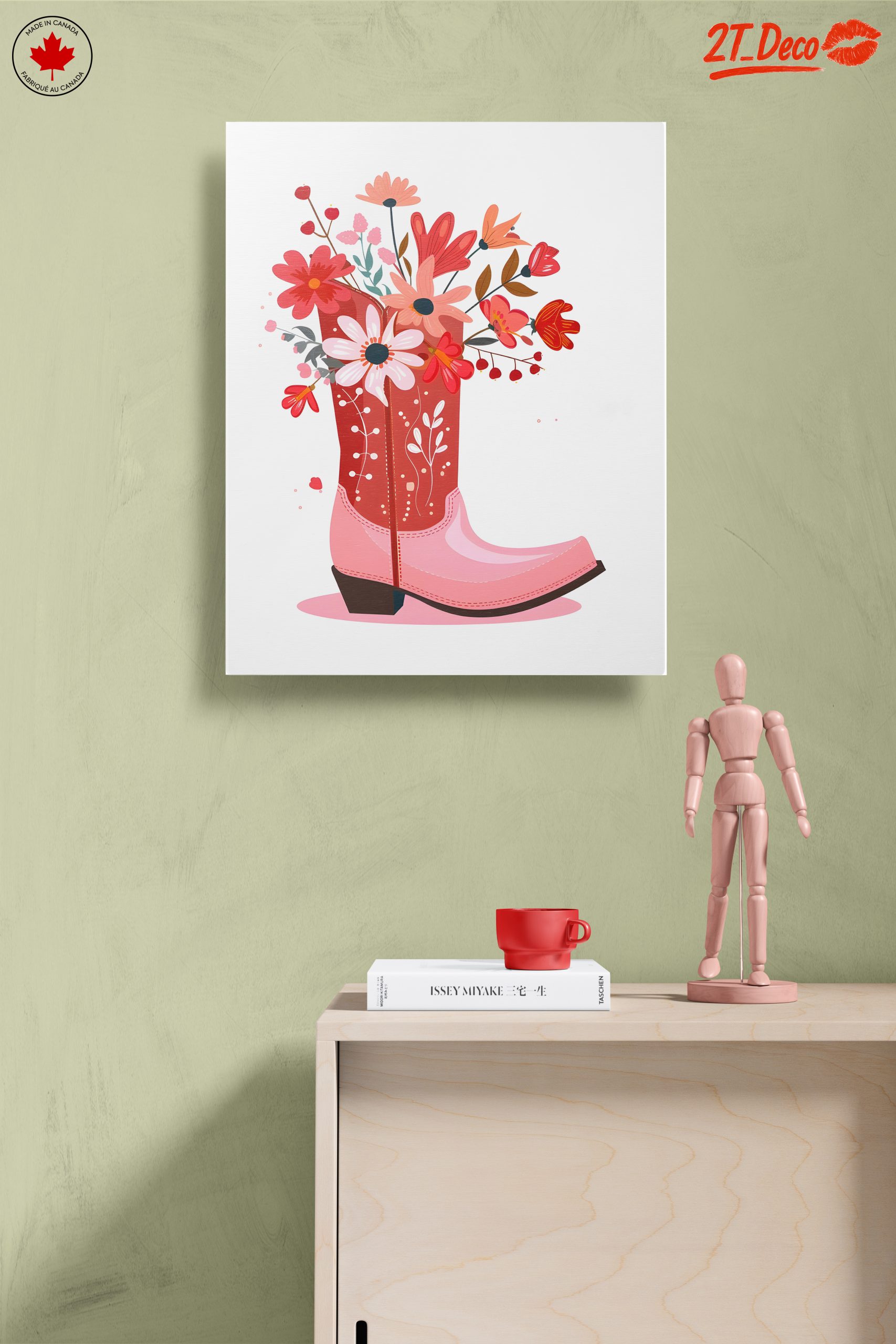 Vibrant Floral Arrangement in Cowboy Boot - Image 14