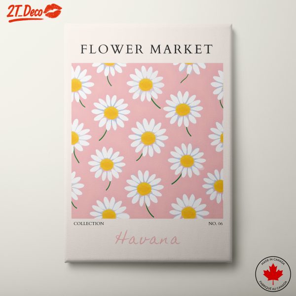 Flower Market Botanical Artwork