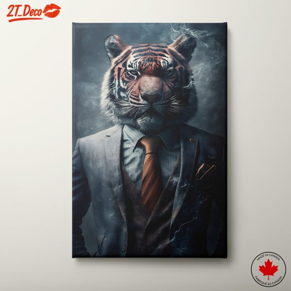 Tiger Dressed in a Suit