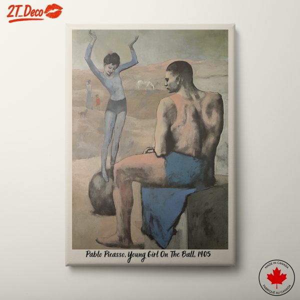 Pablo Picasso Young Girl On The Ball Artwork