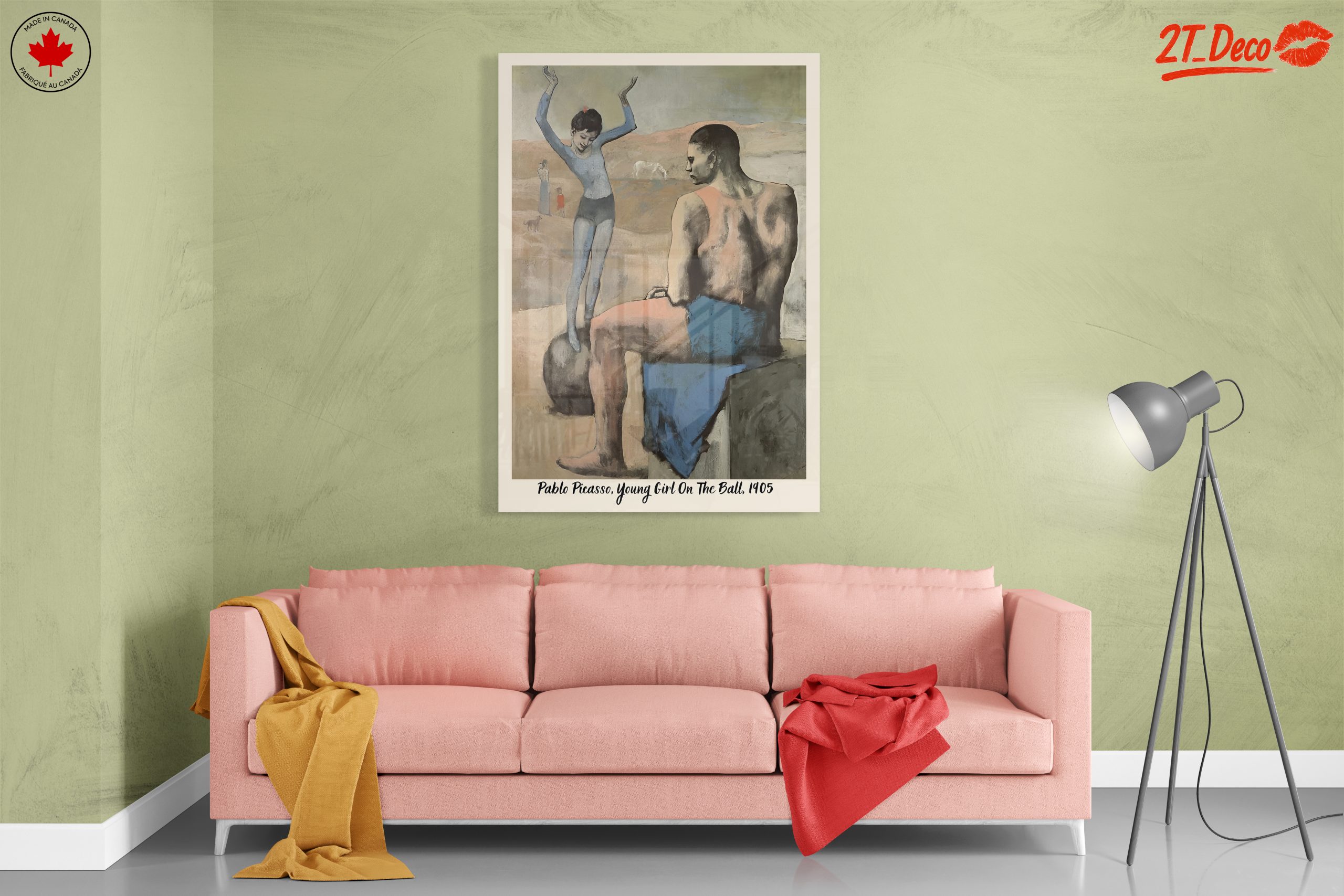 Pablo Picasso Young Girl On The Ball Artwork - Image 7