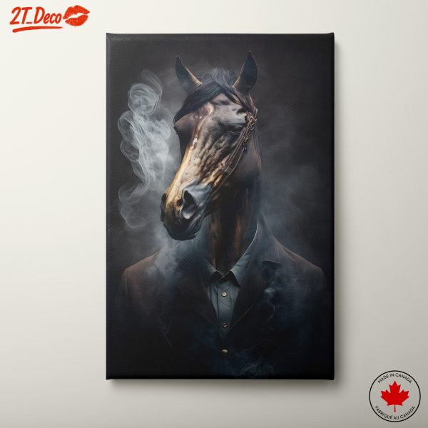 Surreal Horse in Elegant Suit