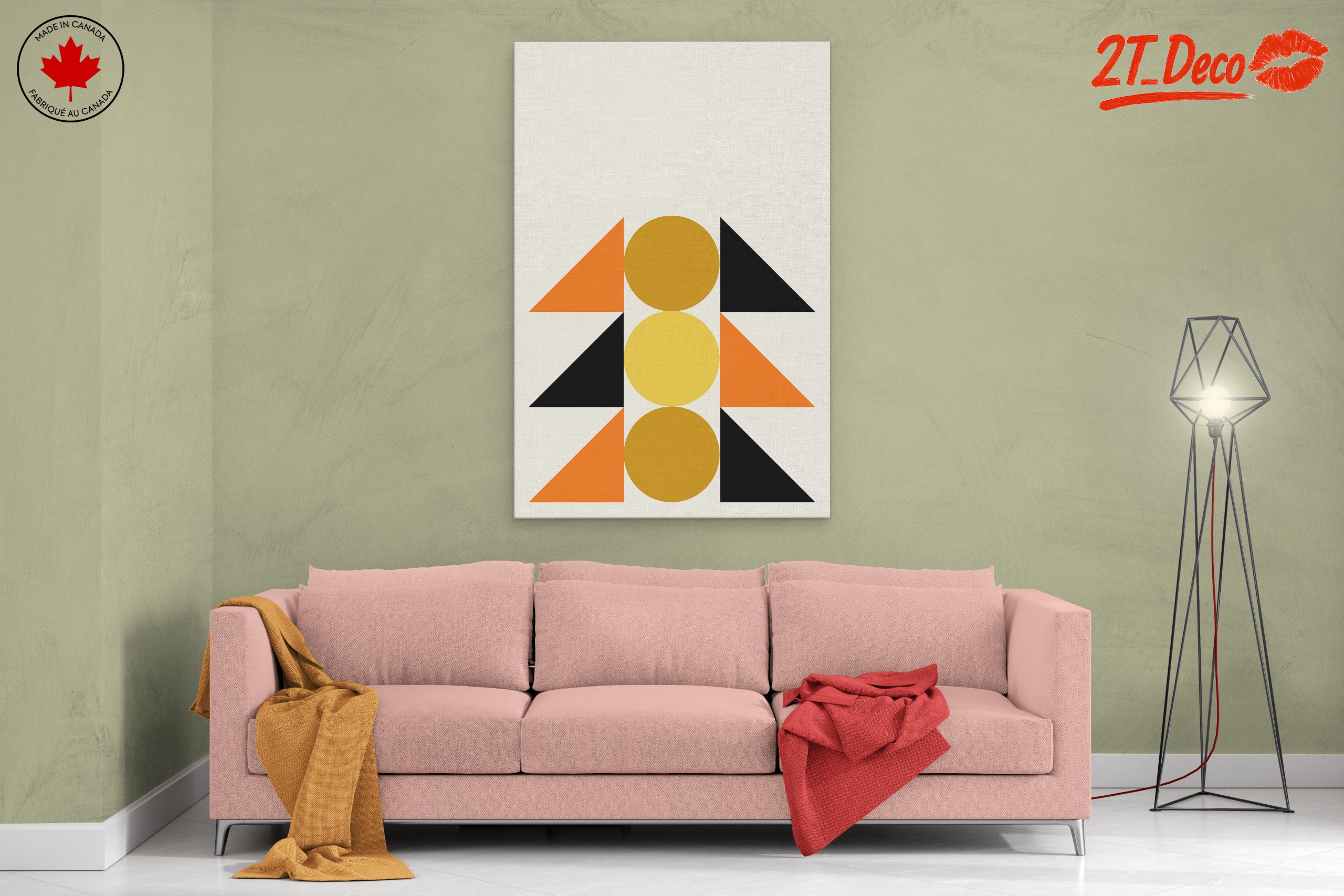 Bold Geometric Abstract Art Design 5 - Image 2