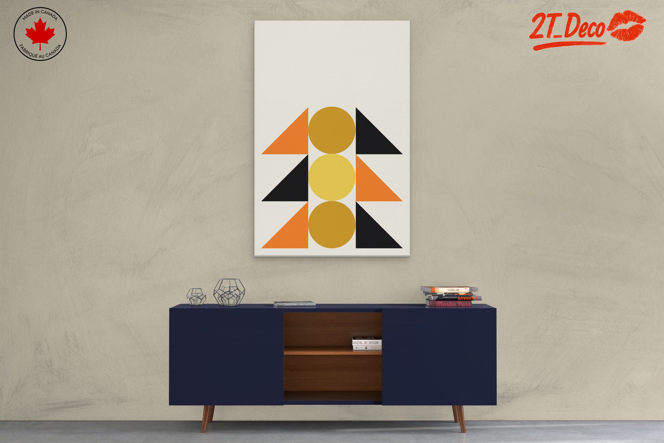 Bold Geometric Abstract Art Design 5 - Image 3