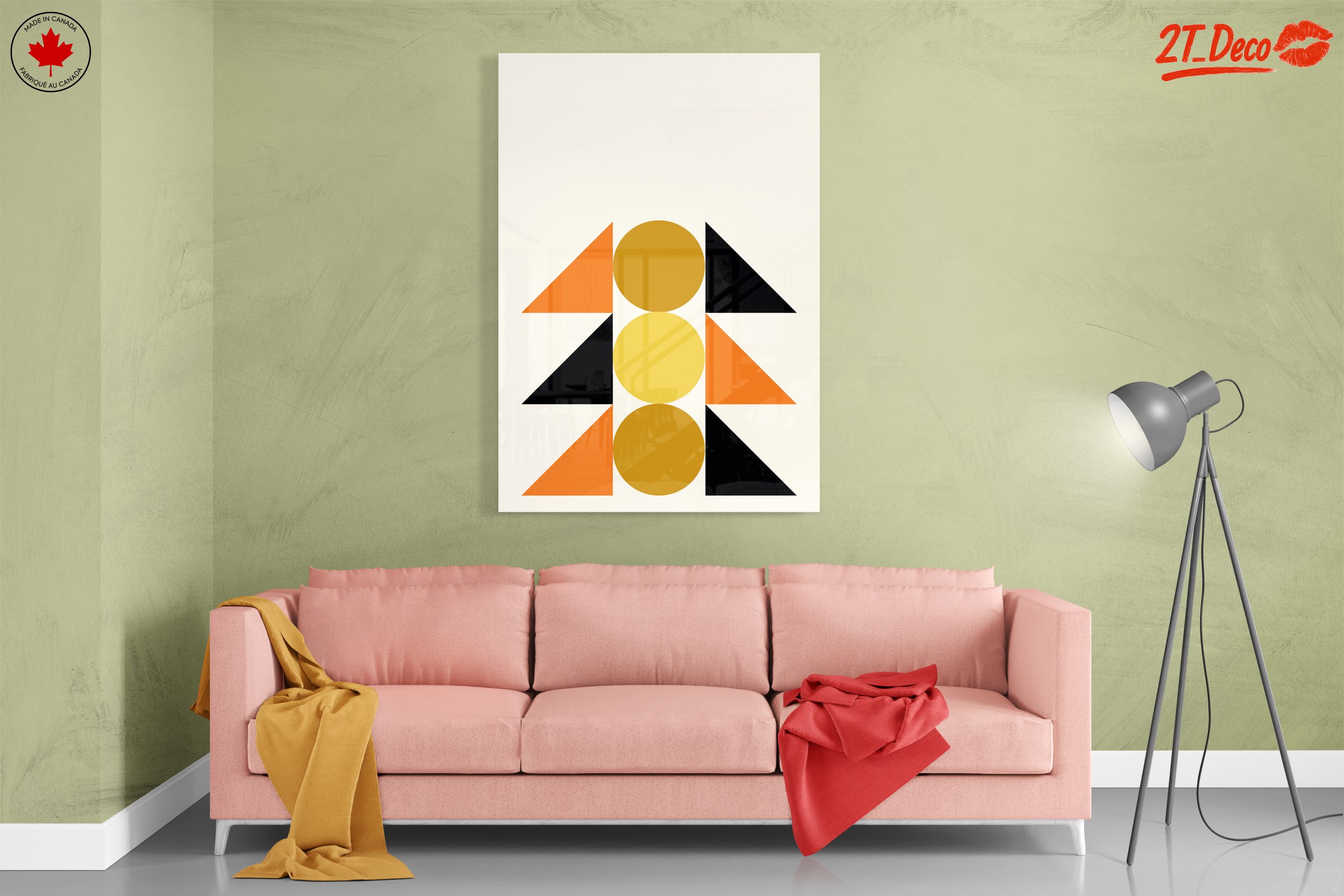 Bold Geometric Abstract Art Design 5 - Image 7