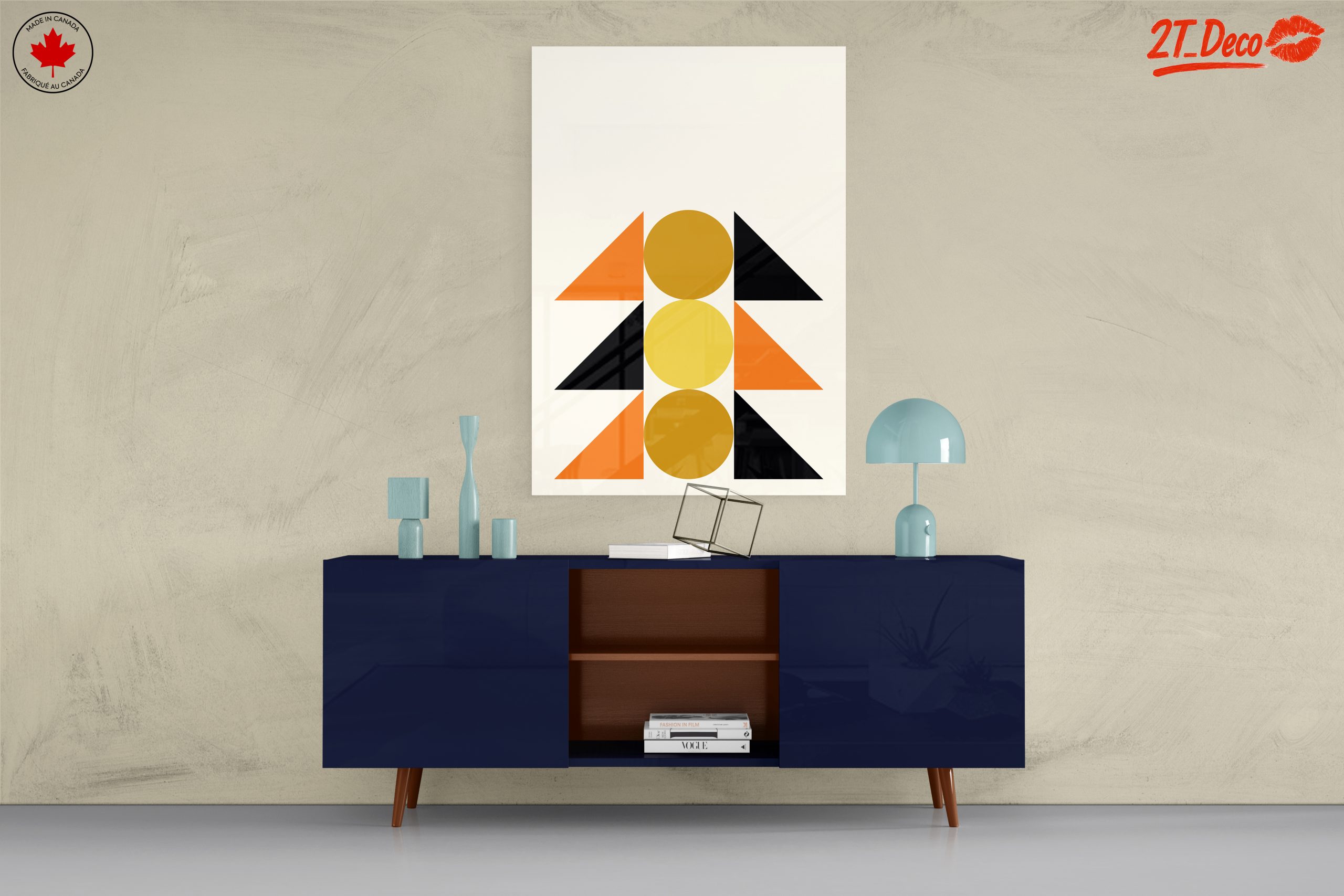 Bold Geometric Abstract Art Design 5 - Image 8