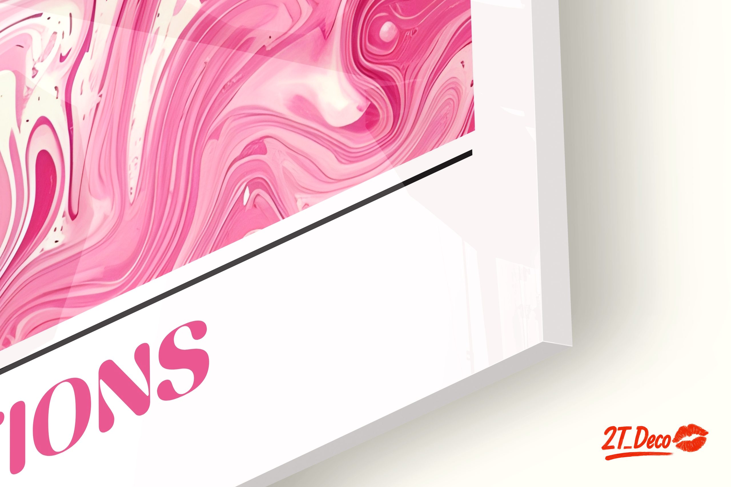 High Vibrations Good Vibes Typography Art - Image 9