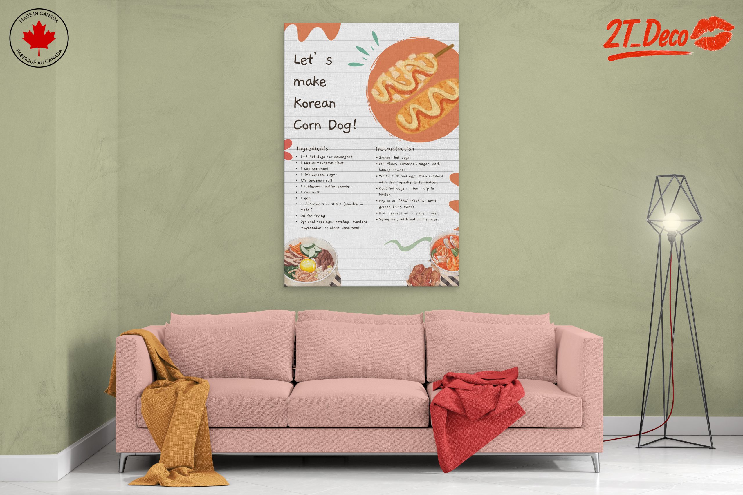 Korean Corn Dog Culinary Illustration - Image 2