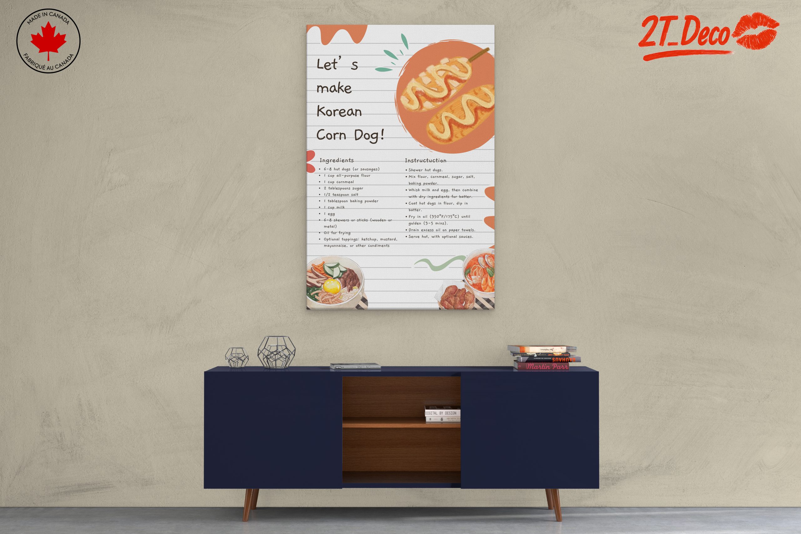Korean Corn Dog Culinary Illustration - Image 3