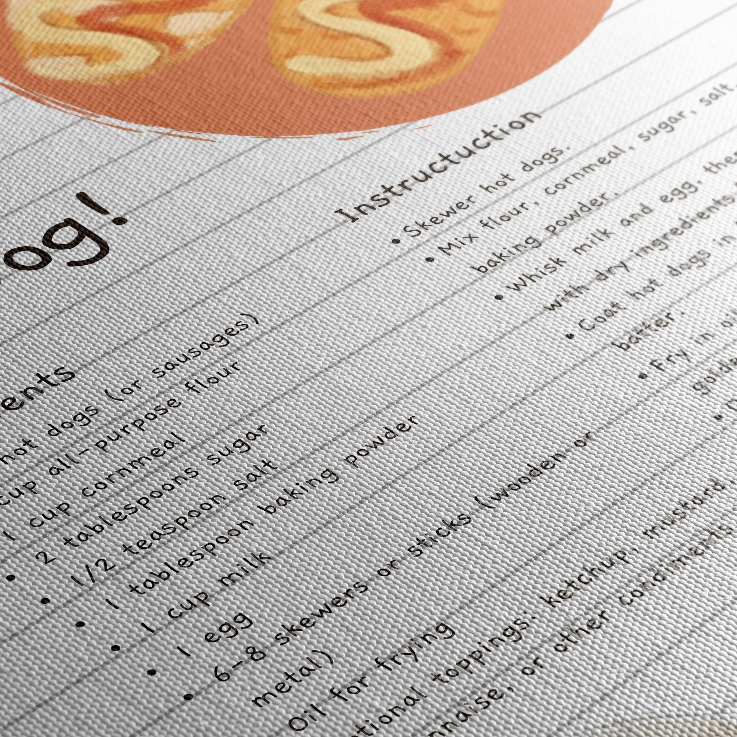 Korean Corn Dog Culinary Illustration - Image 5