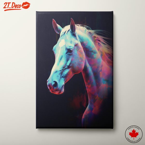 Vibrant Stylized Horse Art
