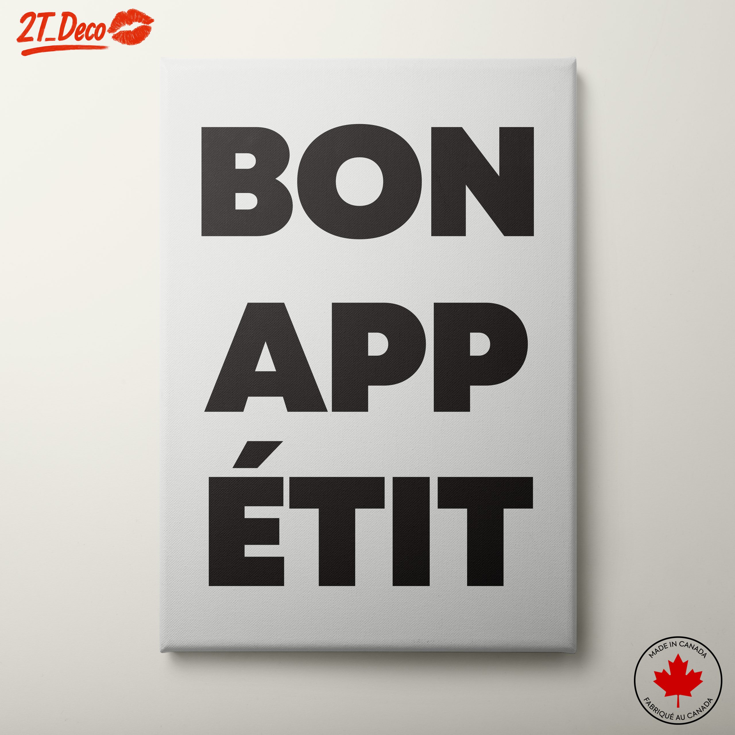 Bold Bon Appétit Kitchen Art