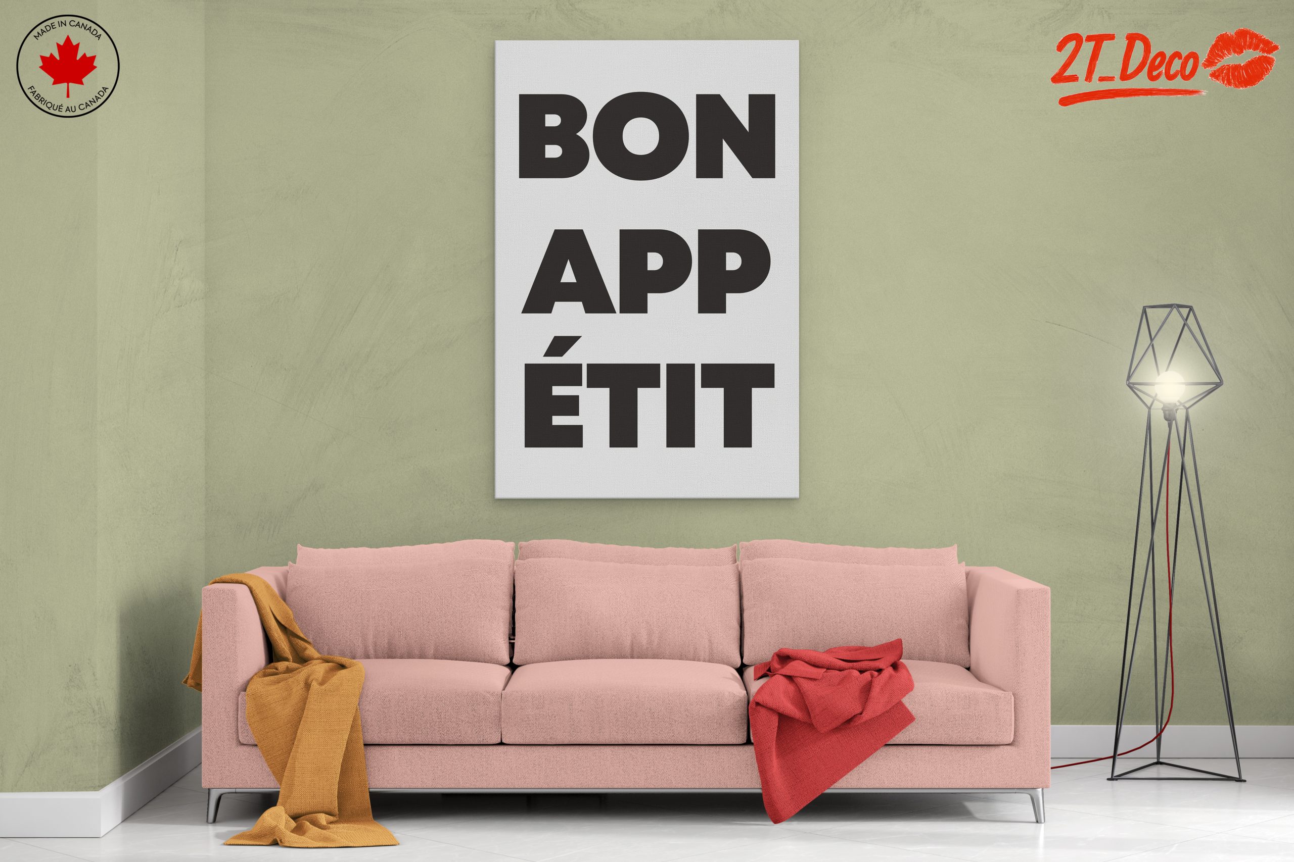 Bold Bon Appétit Kitchen Art - Image 2