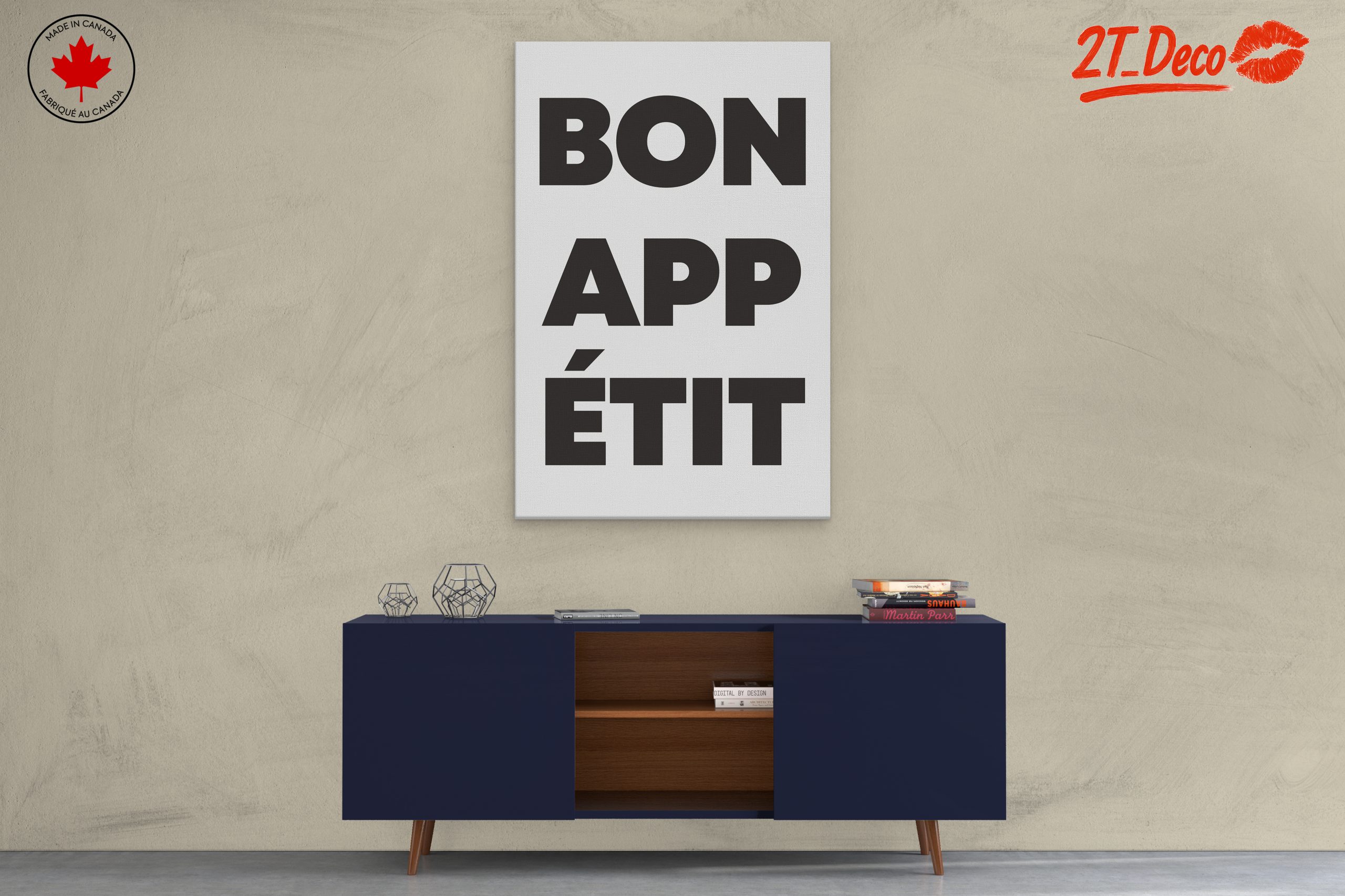 Bold Bon Appétit Kitchen Art - Image 3