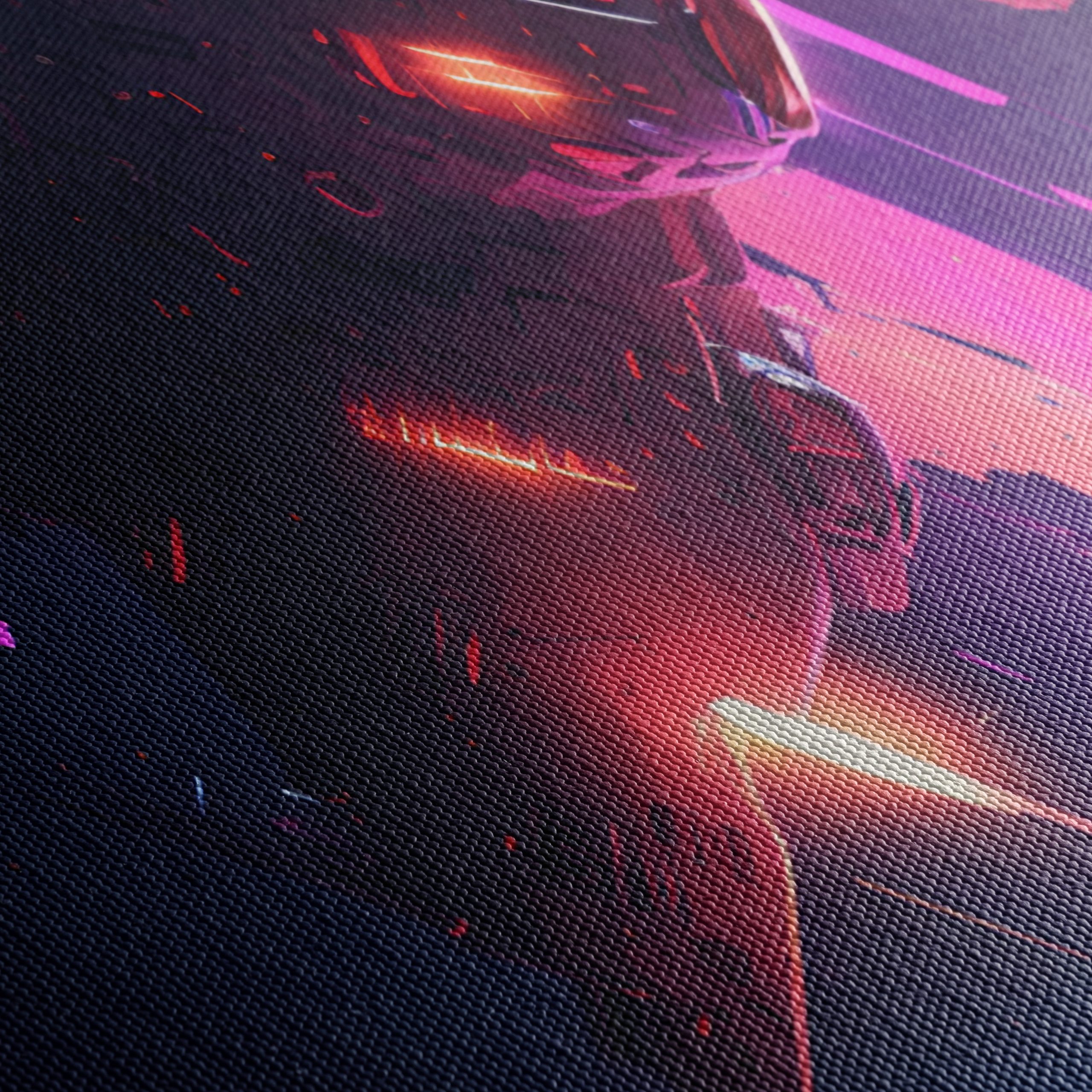 Stylized Futuristic Spacecraft in Cosmic Scene - Image 5