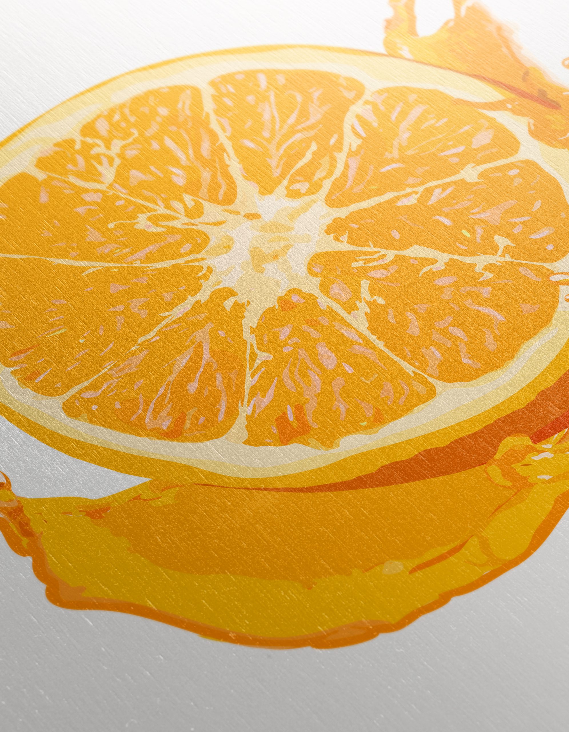 Vibrant Abstract Orange Splash Art - Image 12
