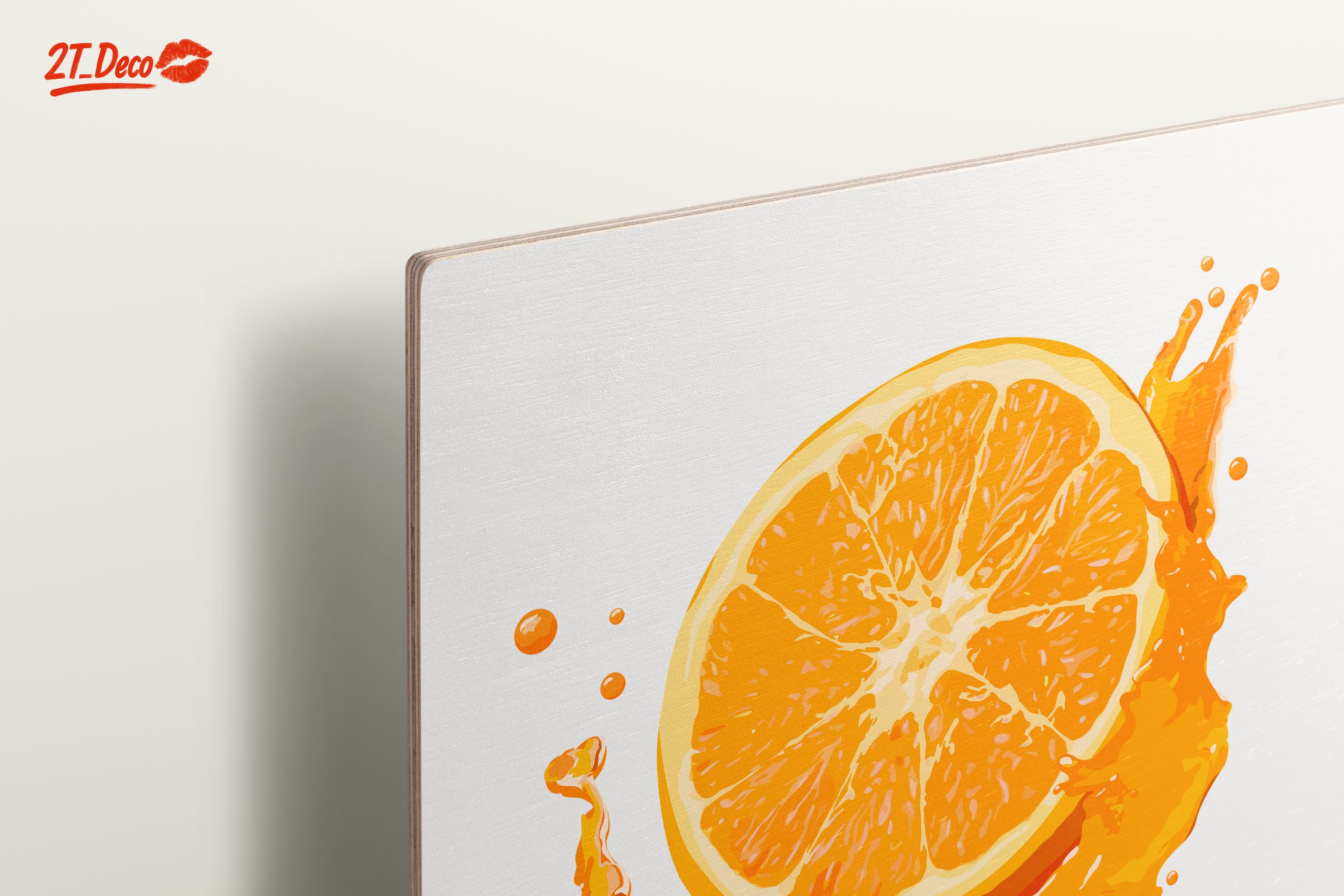 Vibrant Abstract Orange Splash Art - Image 15
