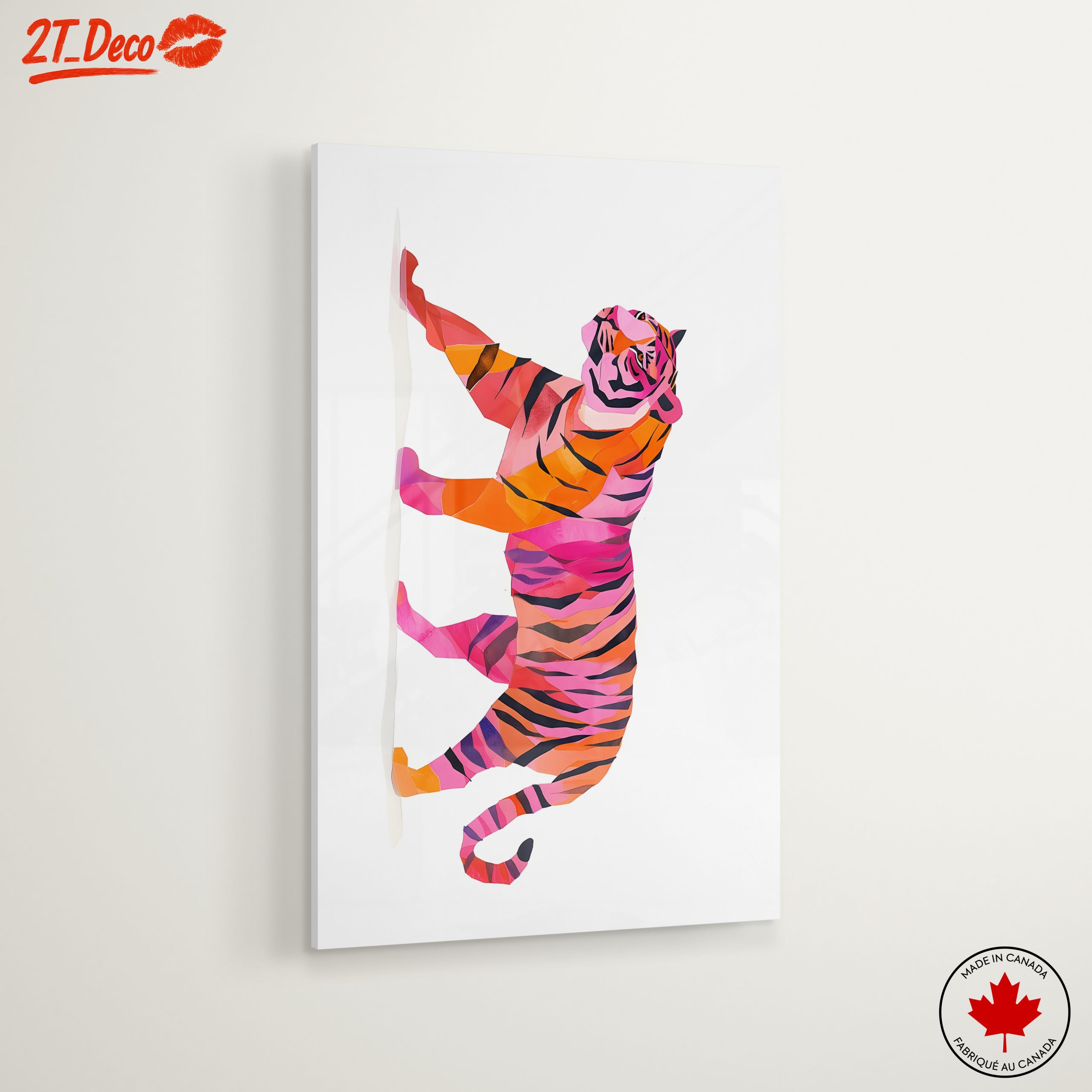 Vibrant Whimsical Tiger Art - Image 6