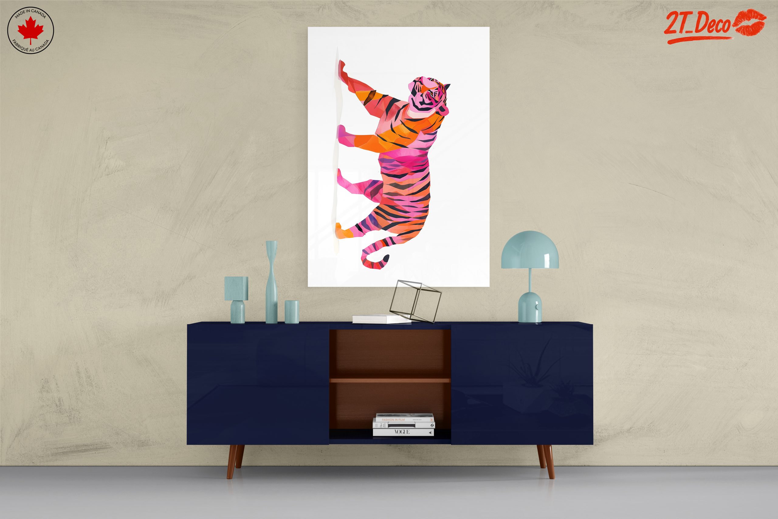 Vibrant Whimsical Tiger Art - Image 8