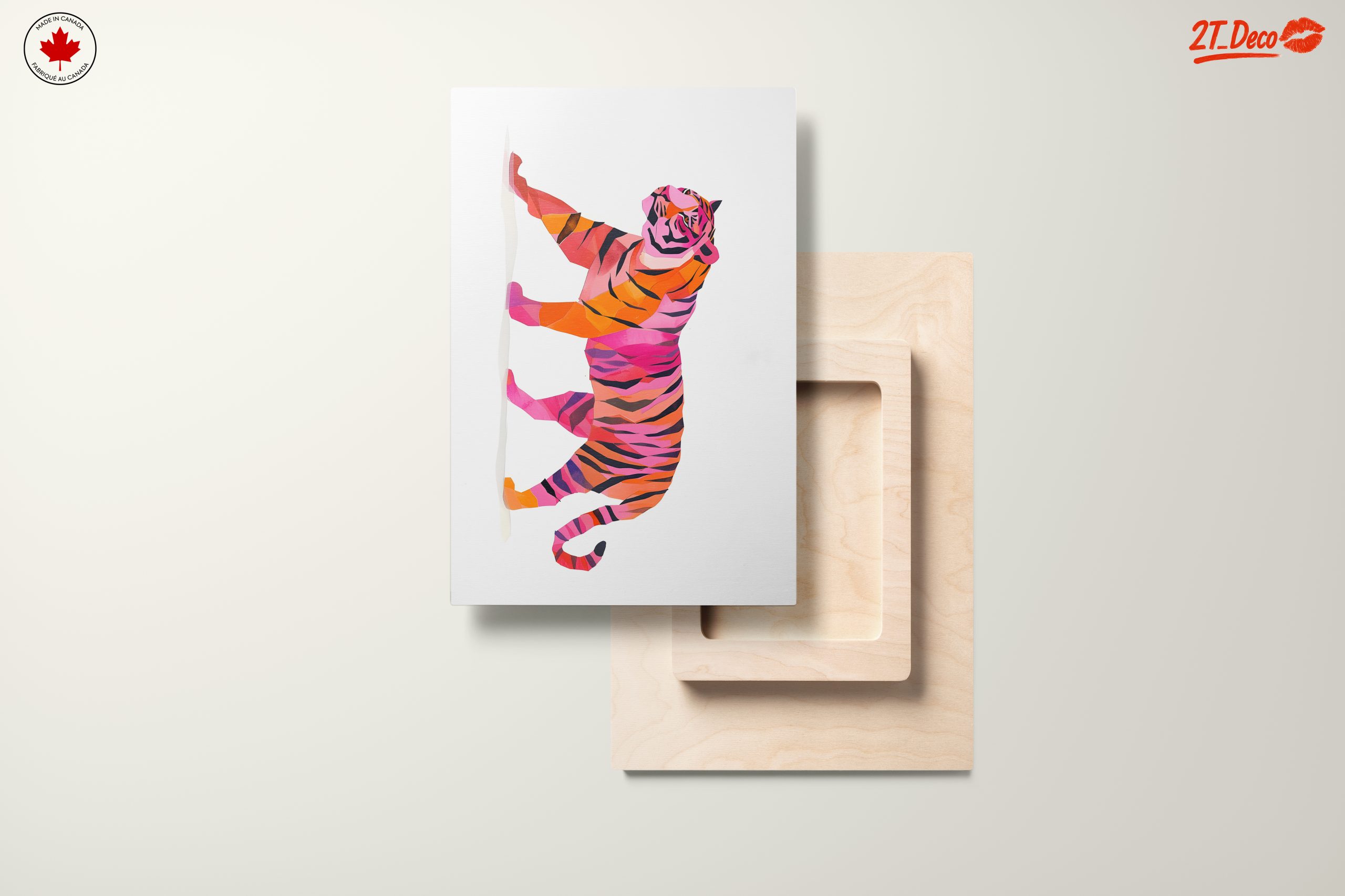 Vibrant Whimsical Tiger Art - Image 11