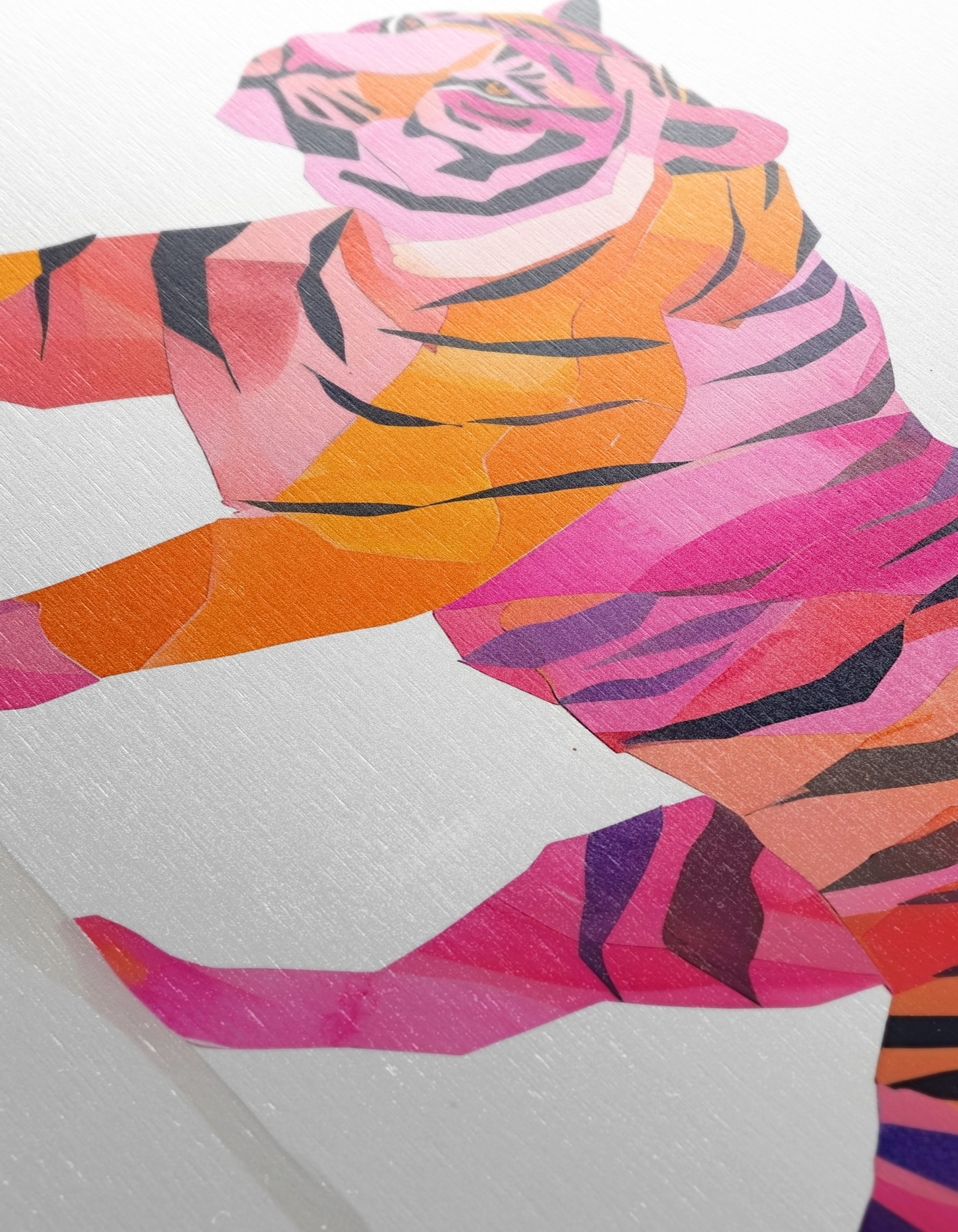 Vibrant Whimsical Tiger Art - Image 12