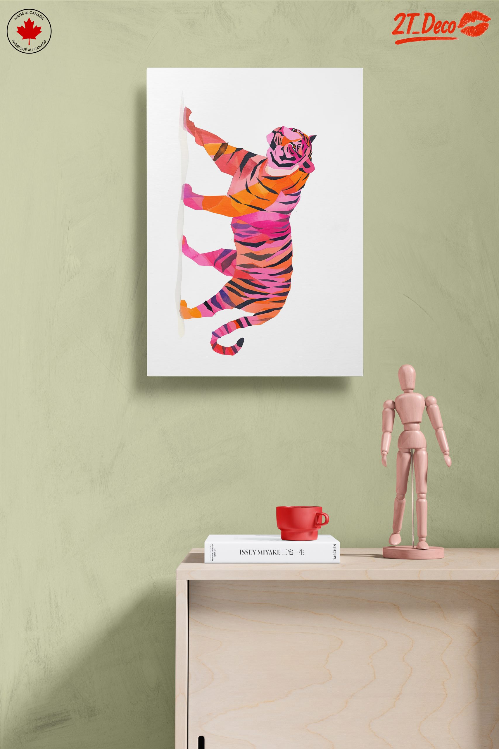 Vibrant Whimsical Tiger Art - Image 14